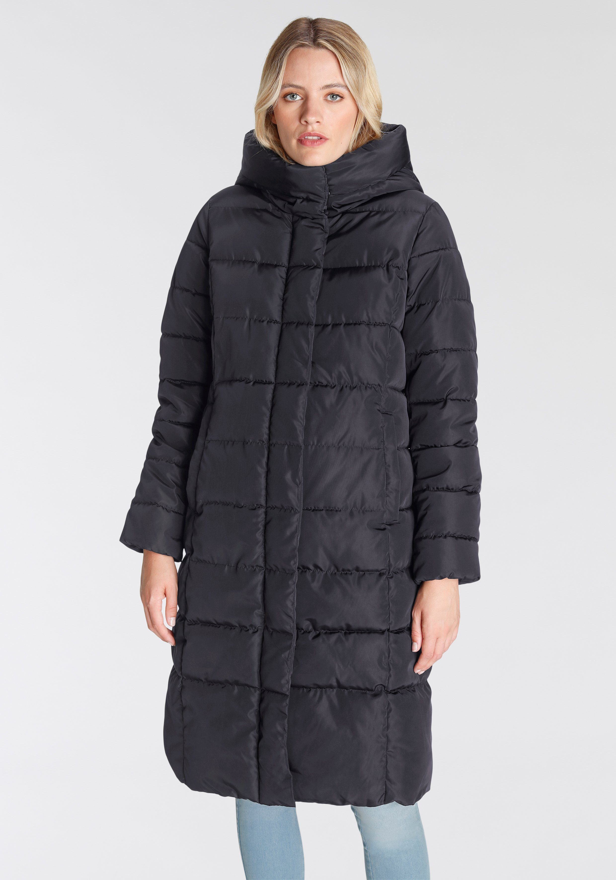 ONLTINA Kapuze Sky Night X mit COAT PUFFER Steppmantel OTW LONG ONLY