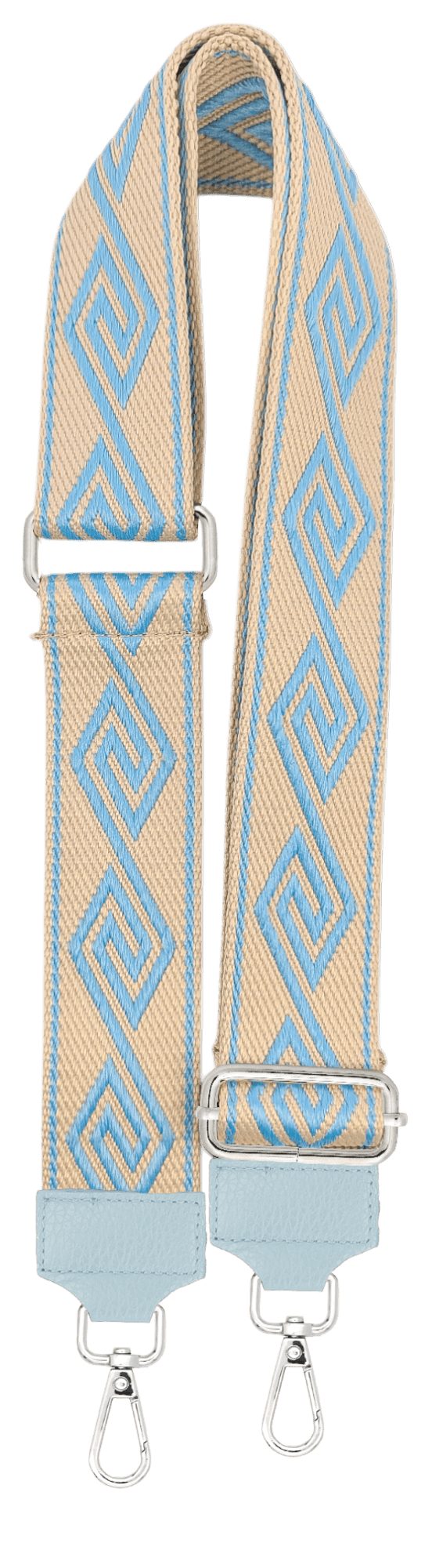 SEVA Schulterriemen Taschengurt,Verstellbarer Taschenriemen,5cm Breiter Schultergurt (Riemen für Tasche, Karabiner in silberner Farbe) Taschengurte zum wechseln, Trageriemen, Made in Italy