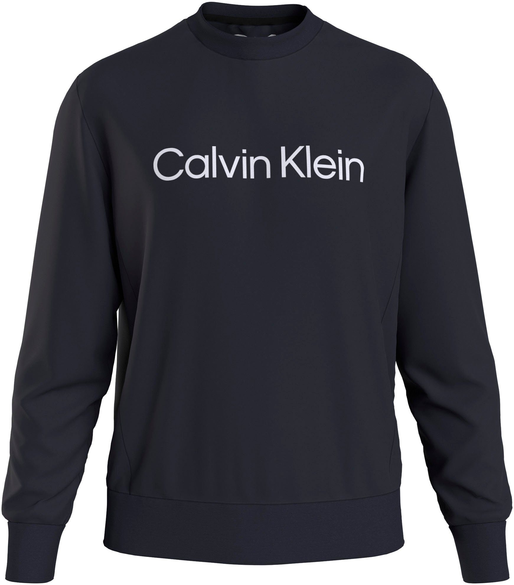Calvin Klein Sweatshirt Night Markenlabel LOGO HERO SWEATSHIRT Sky mit COMFORT
