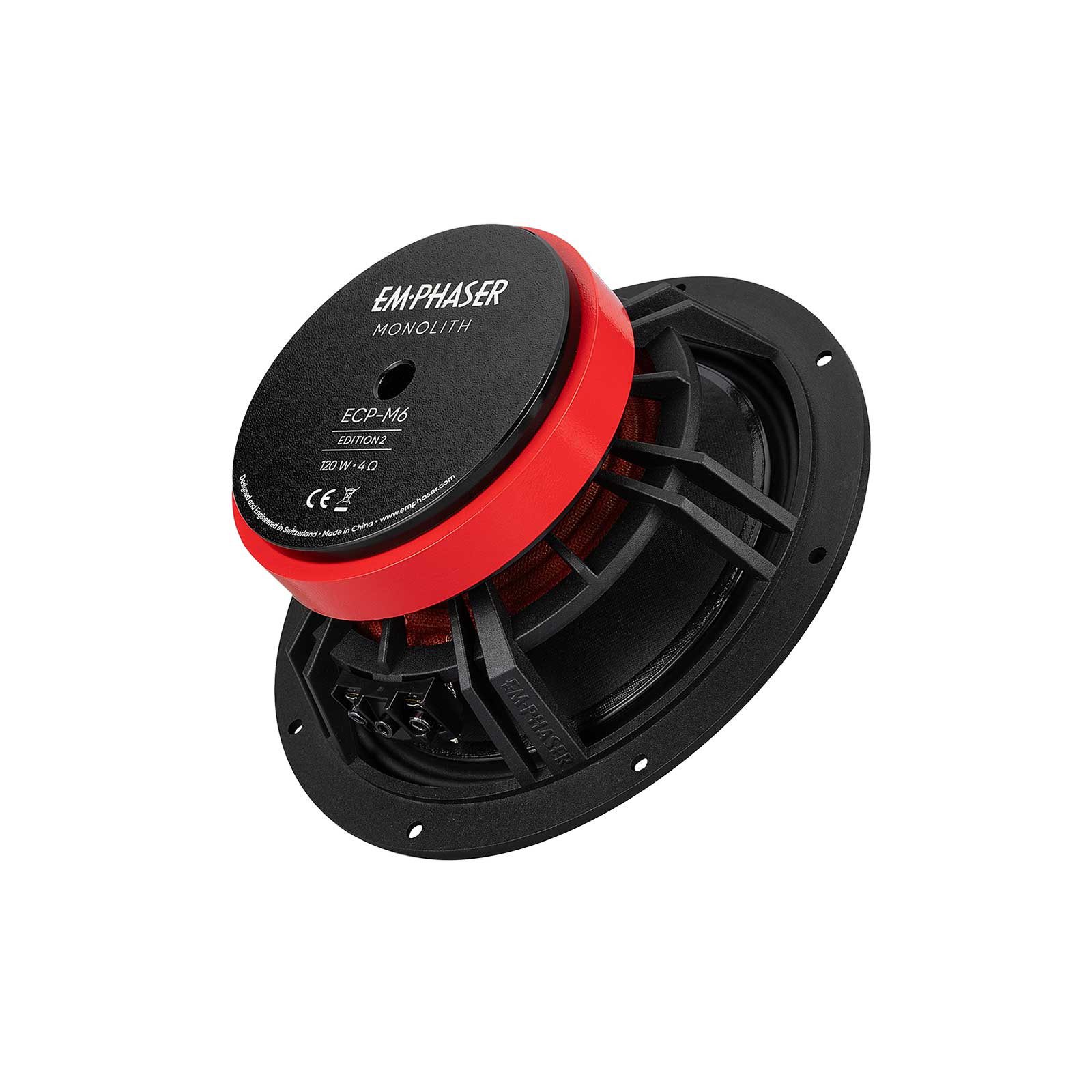Emphaser ECP-M6 Edition 2 16,5 cm 2-Wege Komponenten-Lautsprechersystem Auto-Lautsprecher (120 W)