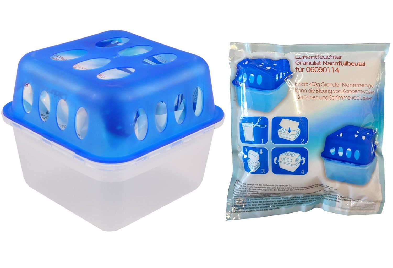 BURI Осушители воздуха Осушители воздуха Raumentfeuchter Set Nachfüllbeutel Granulat