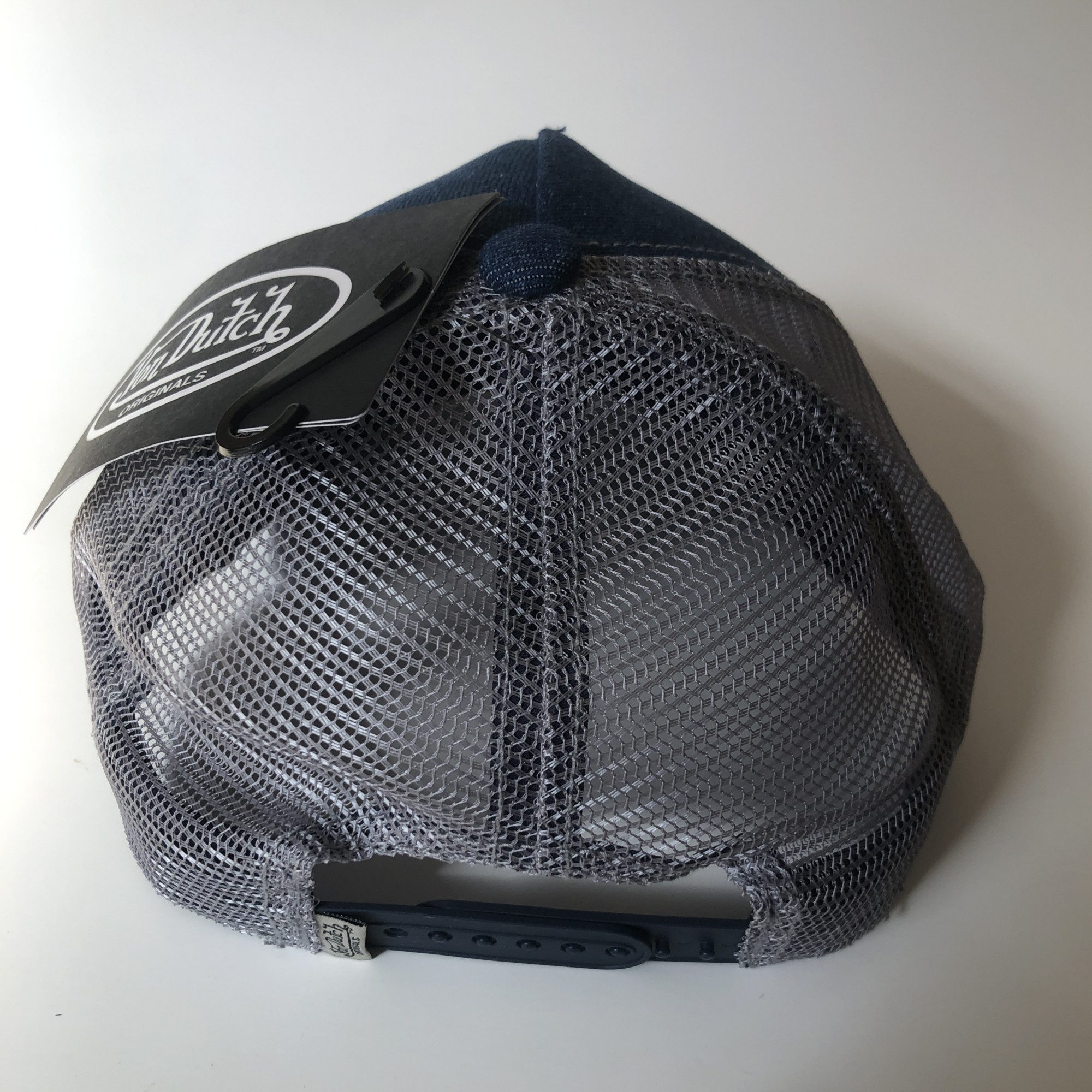 Von Dutch Trucker Cap Von Dutch Originals Trucker Cap FLY DENIM Butterfly (Basecap, Basecap, Meshcap, Trucker Kappe) Schmetterling Prints