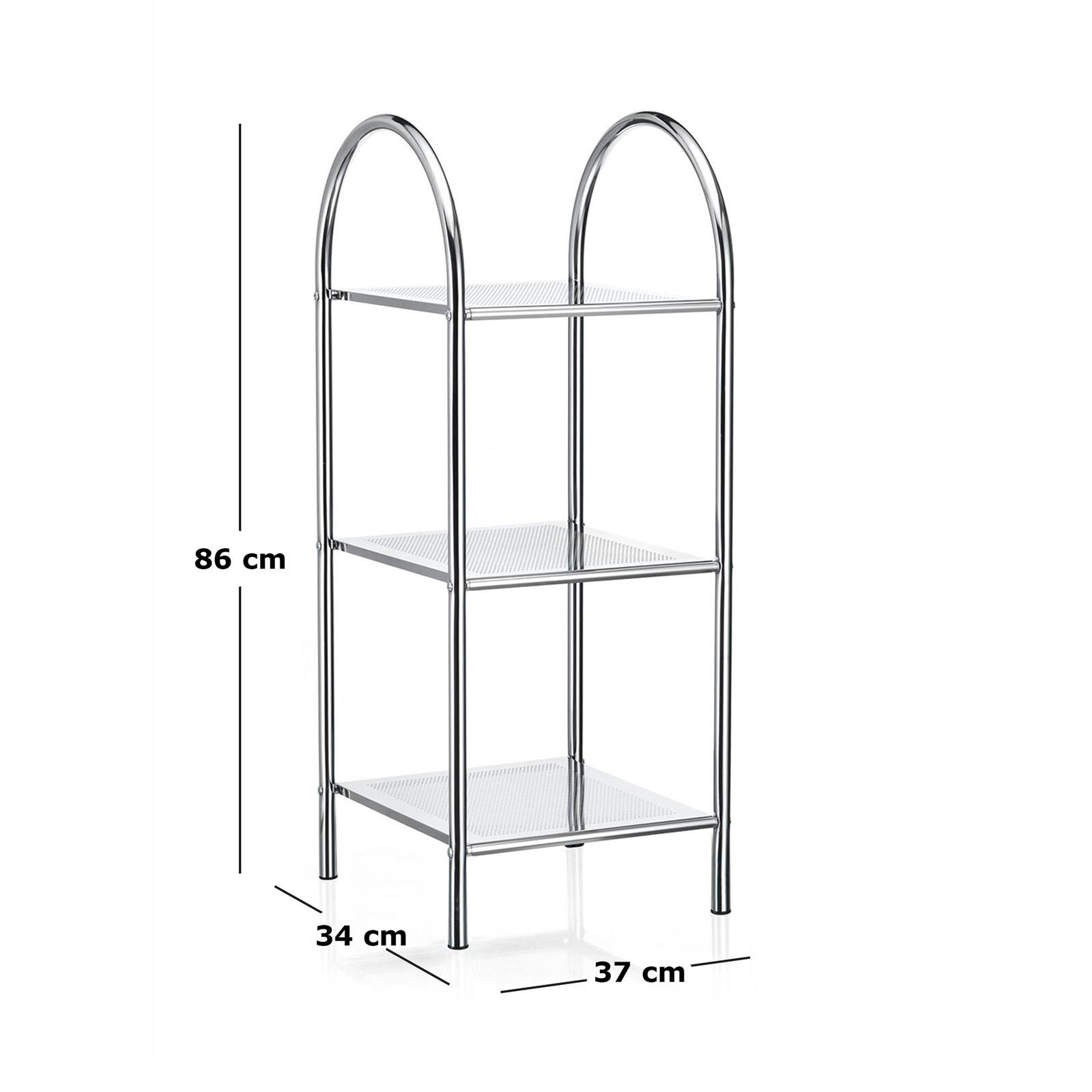 CARO-Möbel Standregal PLAYA, Badregal Handtuchregal Wandregal Bad Standrega günstig online kaufen