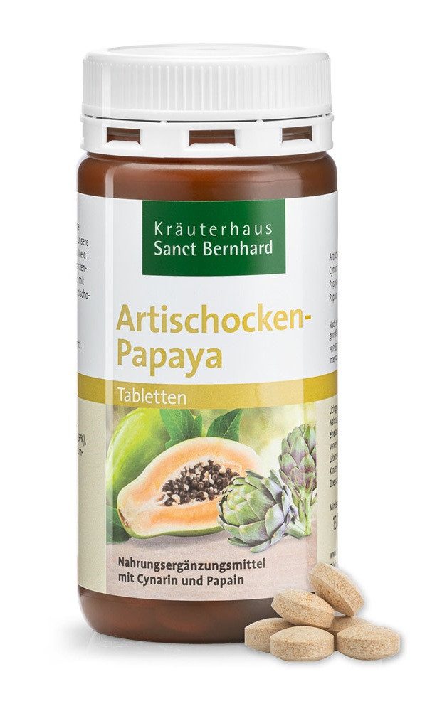 Sanct Bernhard Sanct Bernhard Artischocken-Papaya-Tabletten - 160 Tabletten Tabletten