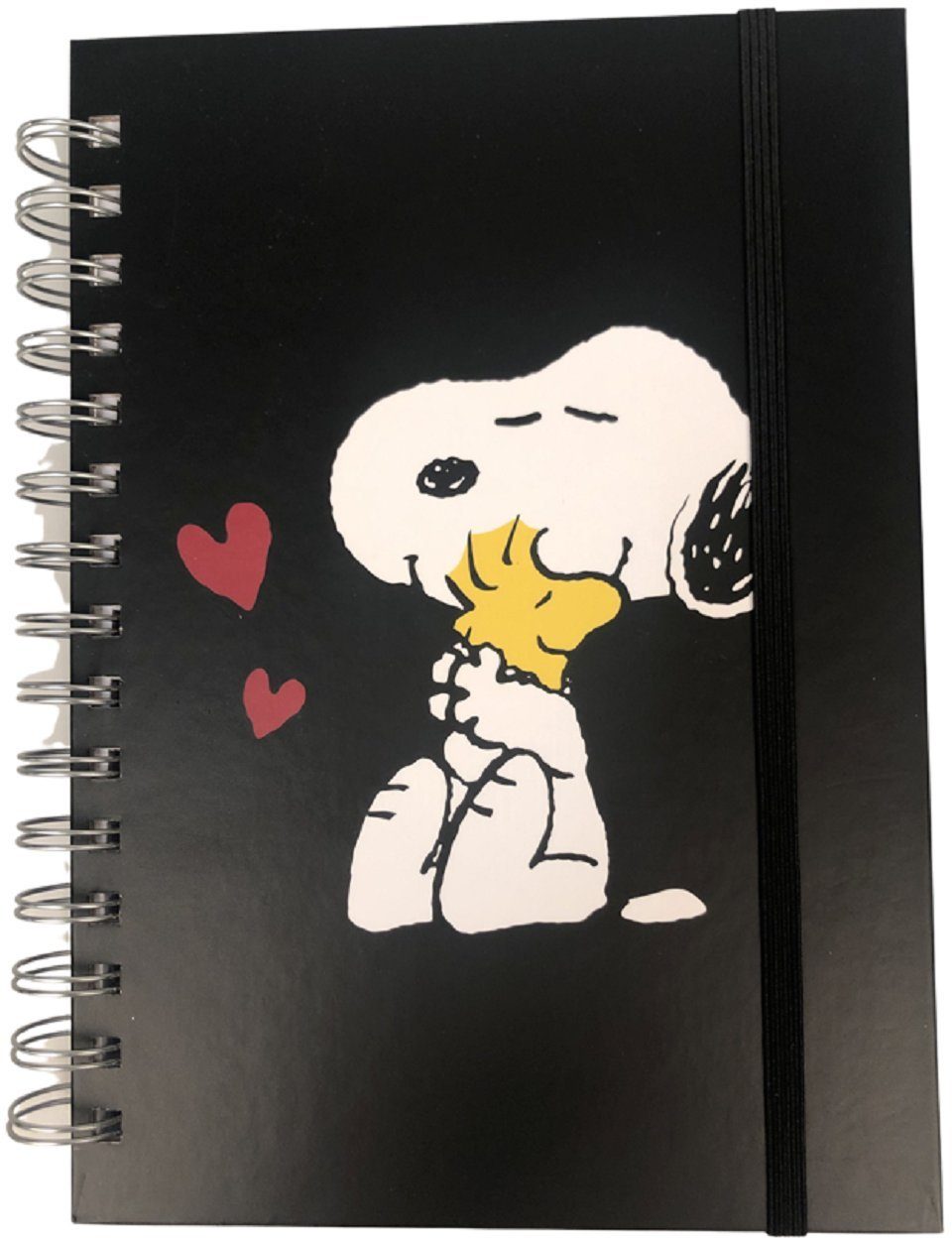 im Notizbuch Notizbuch Snoopy-Design schwarz New Capelli York