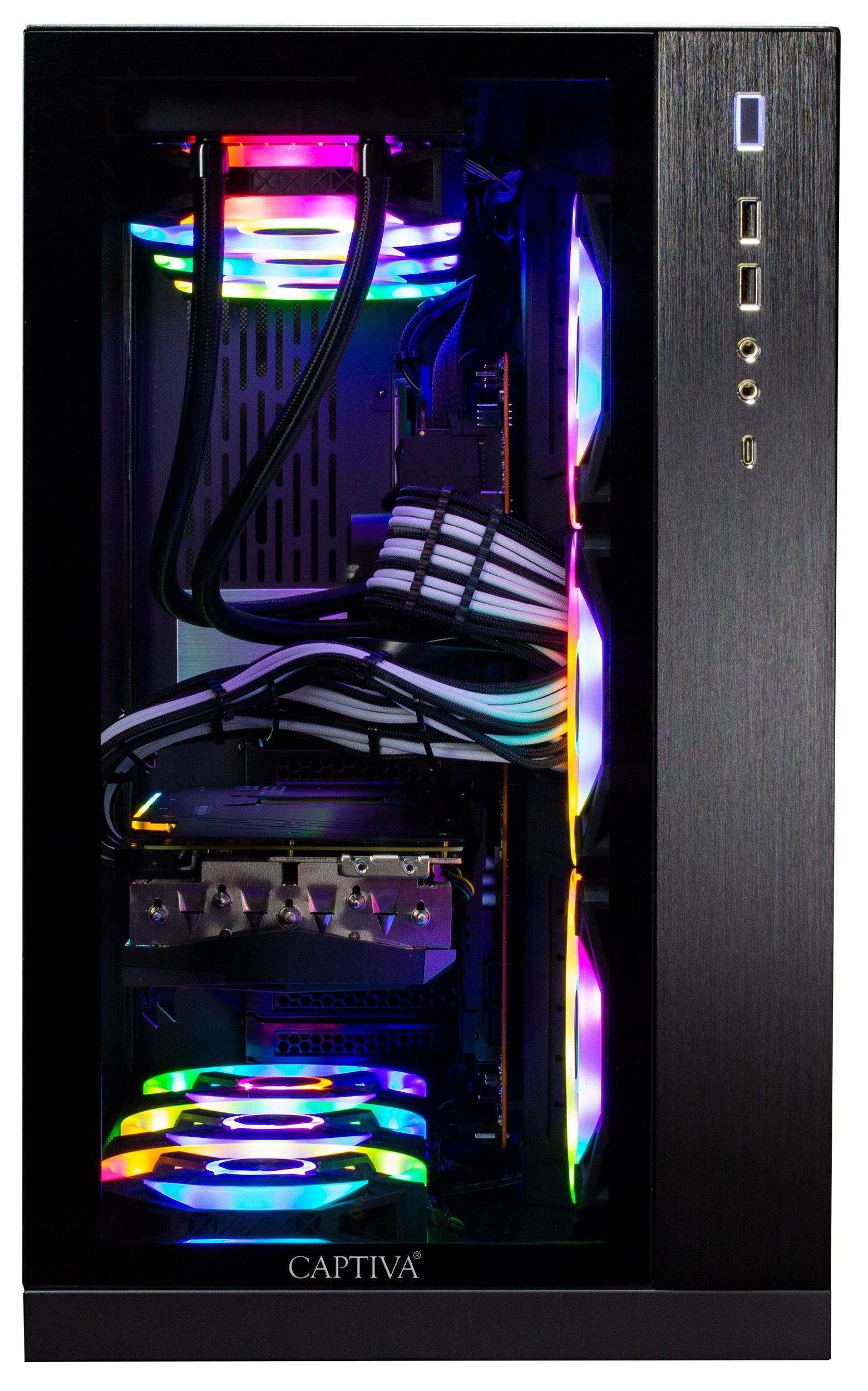 CAPTIVA Highend Gaming R72-422 Gaming-PC (AMD Ryzen 7 5800X3D, GeForce® RTX™ 4070 Ti 12GB, 32 GB RAM, 2000 GB SSD, Wasserkühlung)