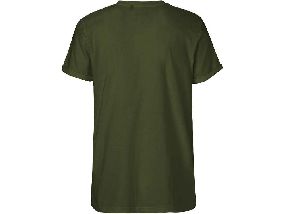 mit Neutral Neutral Roll-Up-Ärmeln T-Shirt military Bio-Herren-T-Shirt
