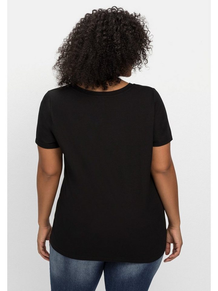 sheego by Joe Browns T-Shirt Große Größen mit Frontdruck, in Jersey-Qualität