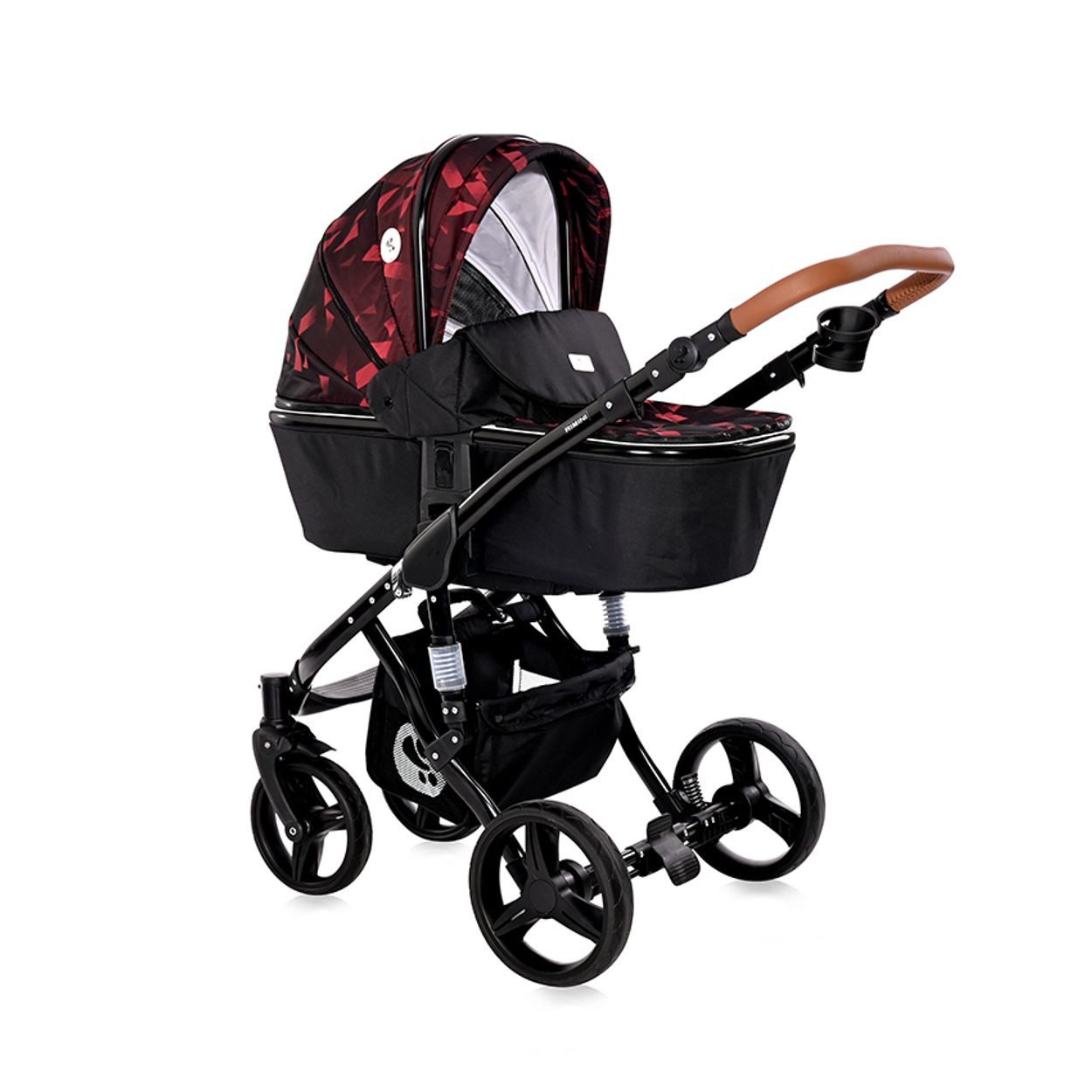Lorelli Kombi-Kinderwagen Kombikinderwagen Rimini, 2 in 1 Tragewanne Sportsitz Wickeltasche faltbar
