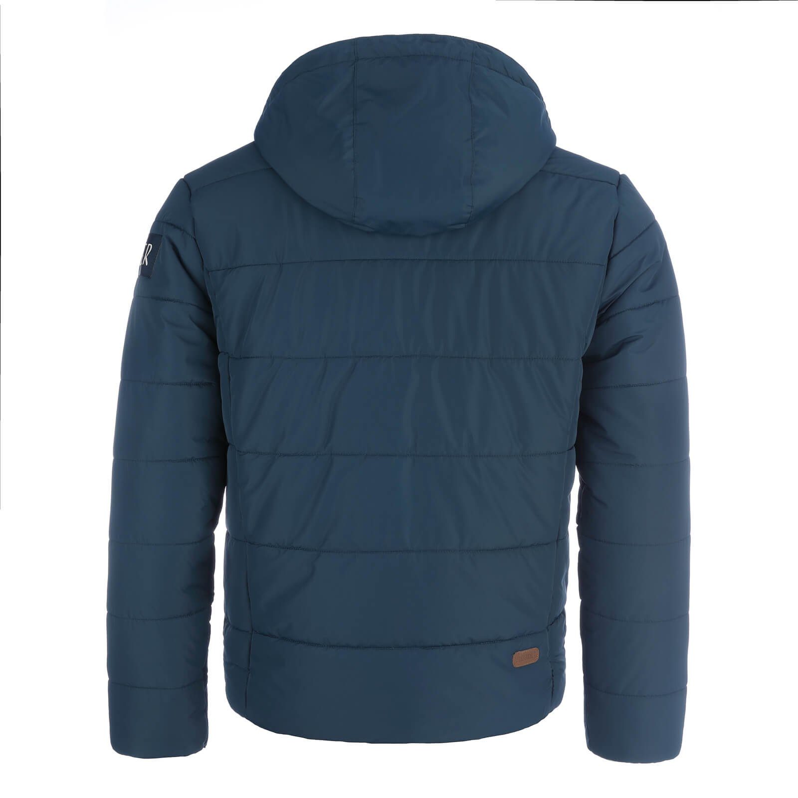 Leitfeuer Steppjacke Herren Jacke gesteppt - Unifarben mit abnehmbarer Kapu günstig online kaufen