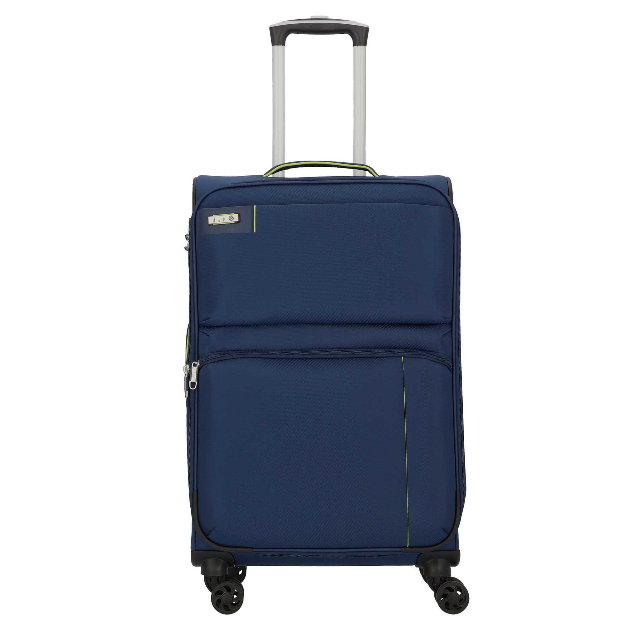 D&N Weichgepäck-Trolley Travel Line 6764, 4 Rollen, Nylon