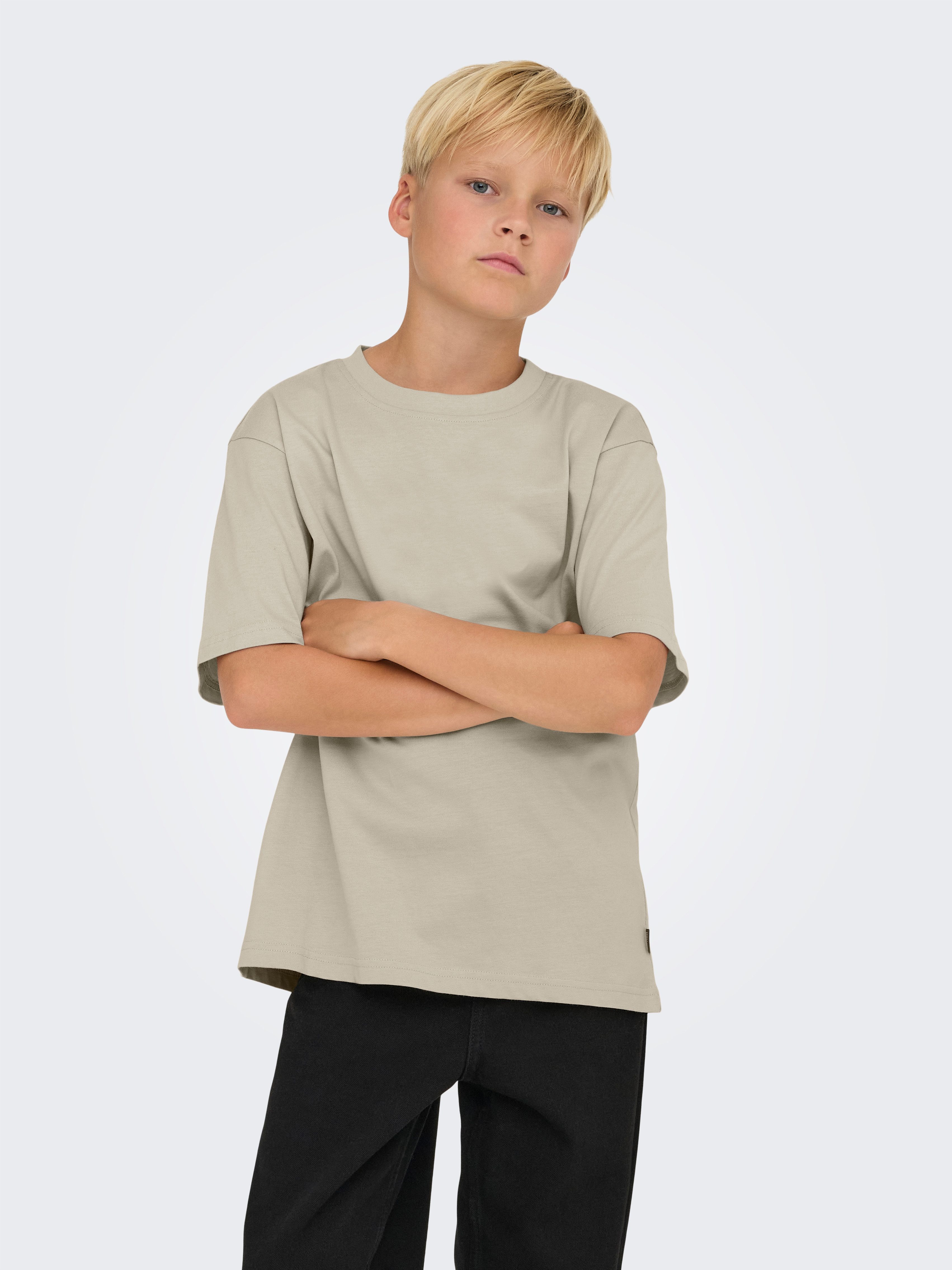 ONLY & SONS junior Rundhalsshirt OSJFRED LIFE RLX SS TEE JRS NOOS Baumwolle, relaxed fit