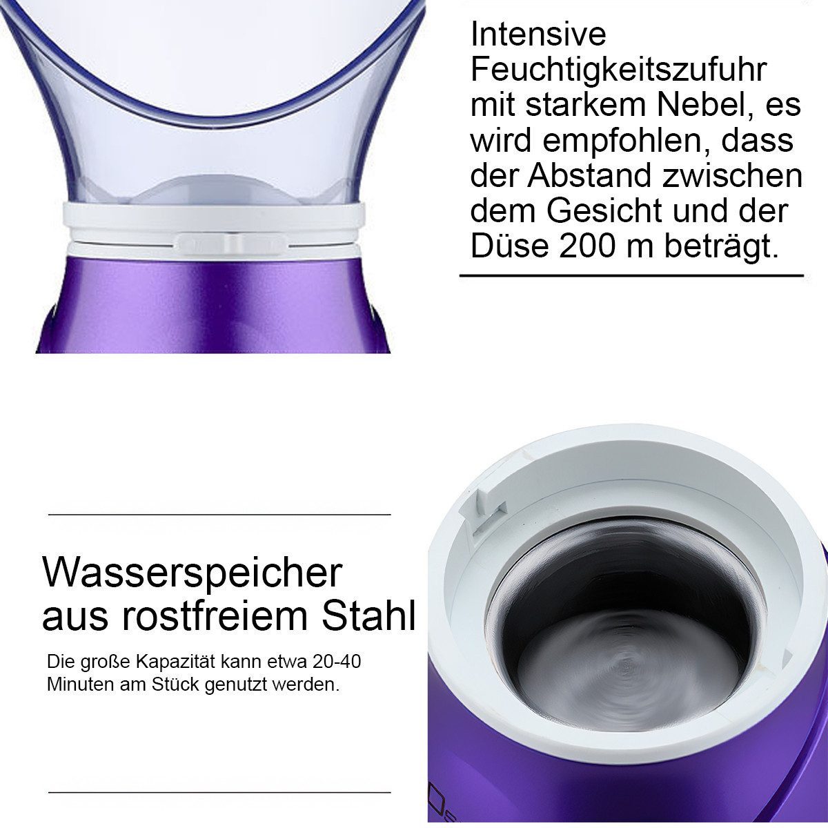 feinlux Gesichtssauna CT1039