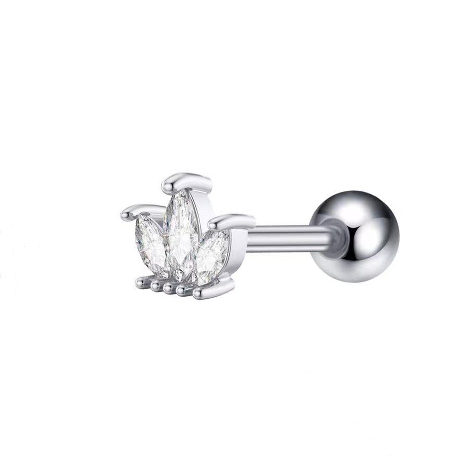 Nasenpiercing Labret/Lippe Medusa Ohrpiercing Tragus Helix Piercing Ohrring Tulpe