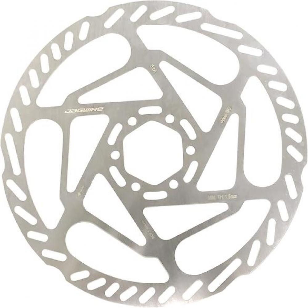 Jagwire Scheibenbremse Jagwire Bremsscheibe Sport SR2 6-Loch 160 mm Silber - leise, starke Br