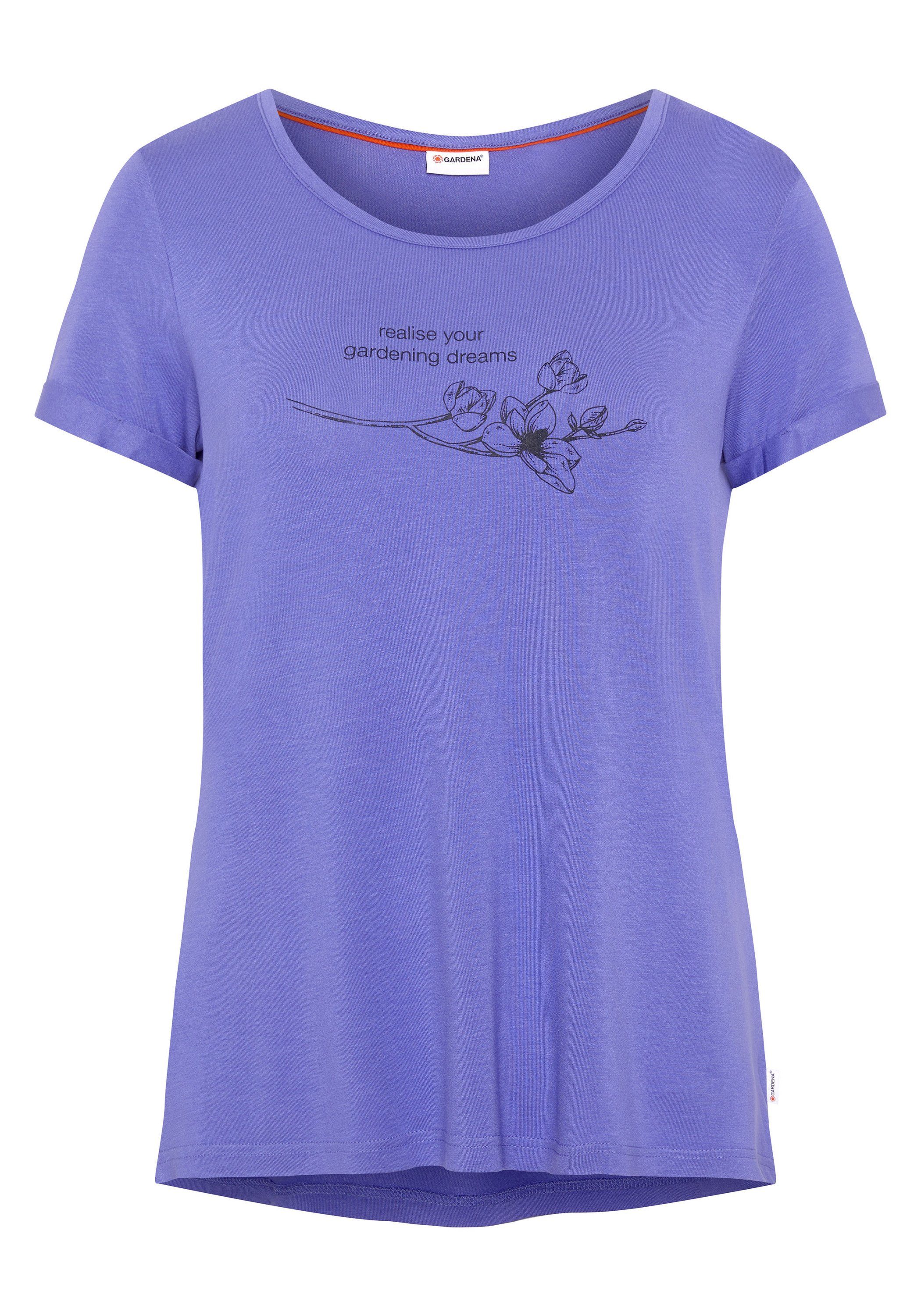 GARDENA Print-Shirt im floralen Gardening-Design günstig online kaufen