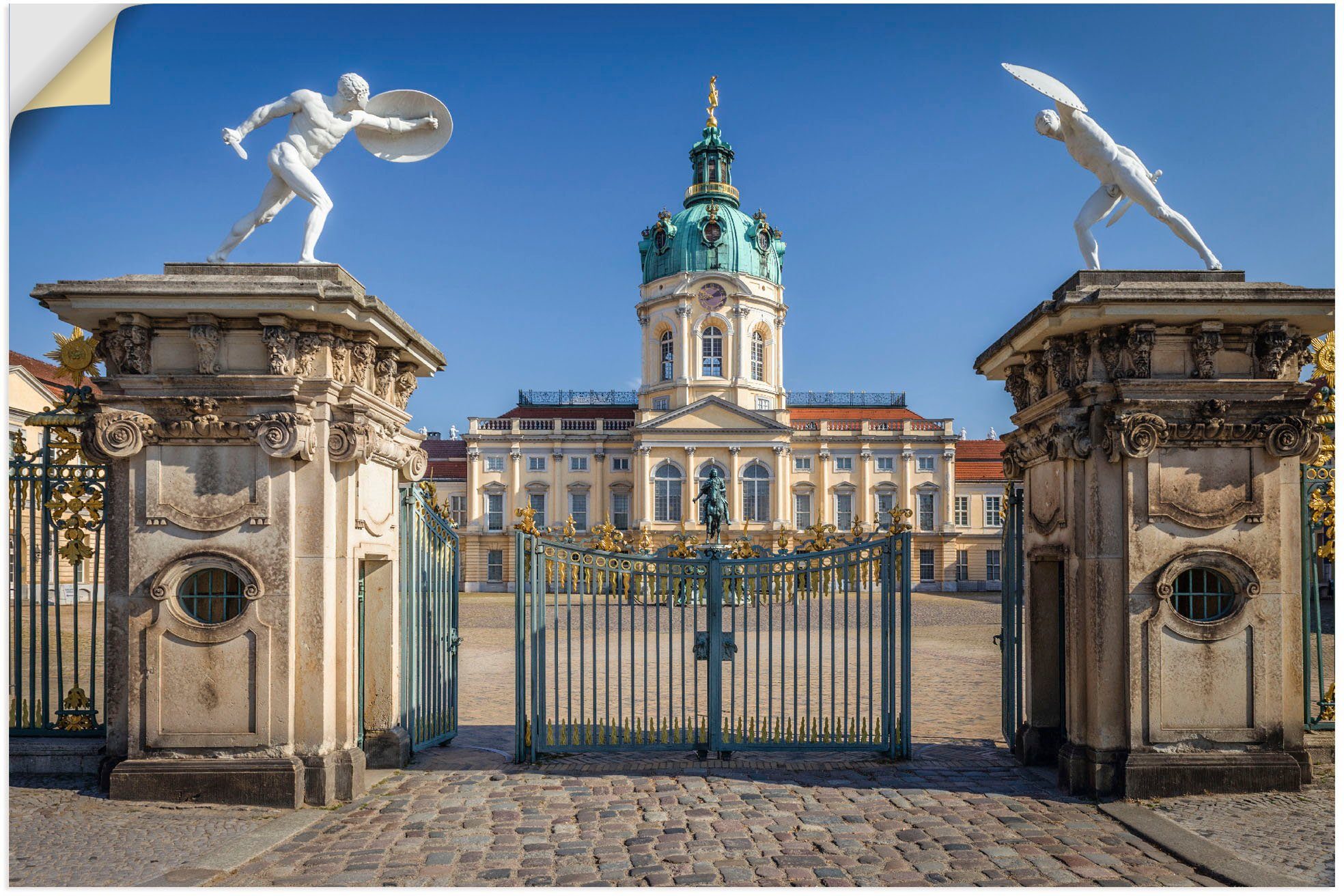 Artland Wandbild »Schloss Charlottenburg«, Gebäude (1 Stück), in vielen Größen & Produktarten - Alubild / Outdoorbild für den Außenbereich, Leinwandbild, Poster, Wandaufkleber / Wandtattoo auch für Badezimmer geeignet-Otto