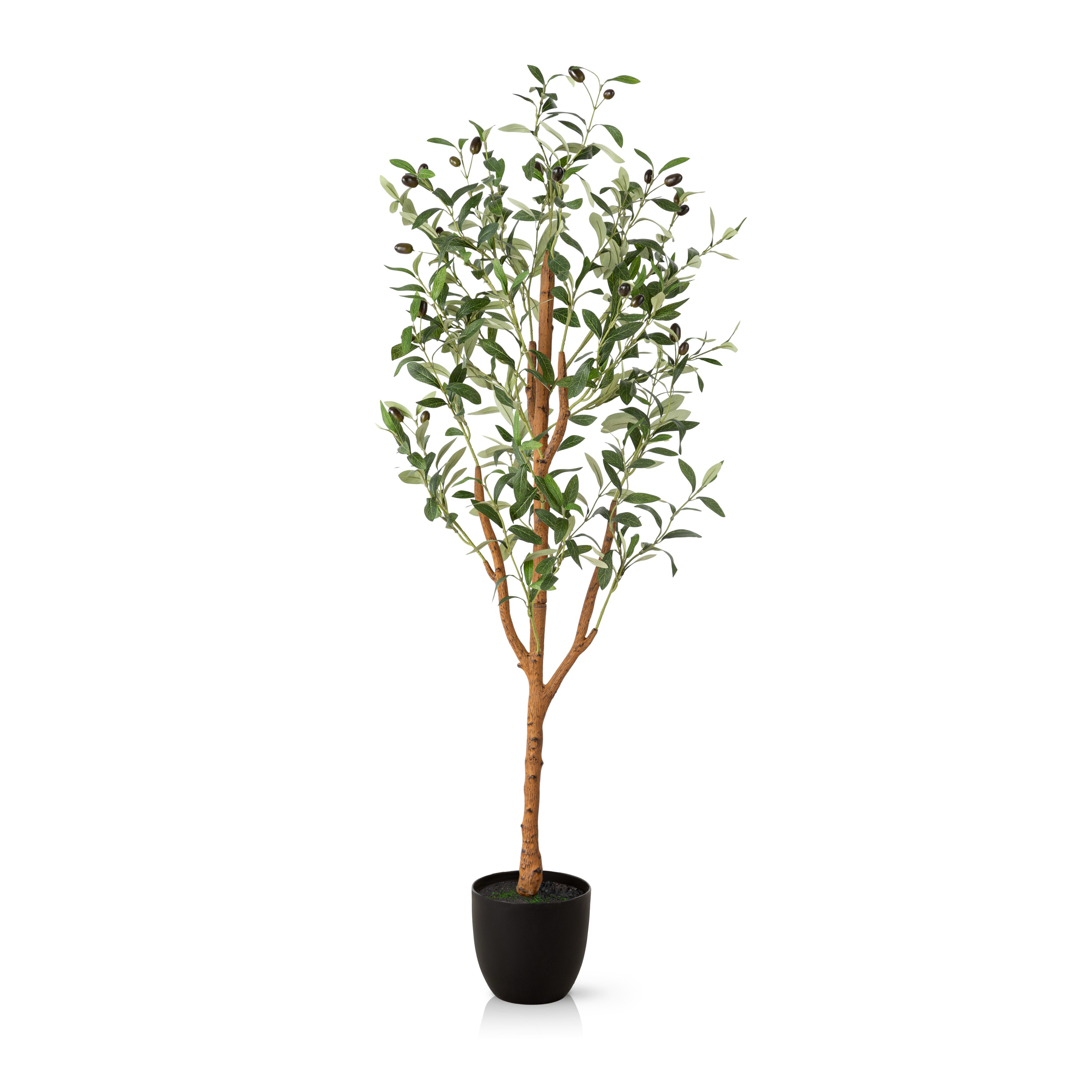 Kunstbaum Künstlicher Olivenbaum, Kunstpflanze Olivenbaum künstlich Olive, PASCH, Höhe 120 cm