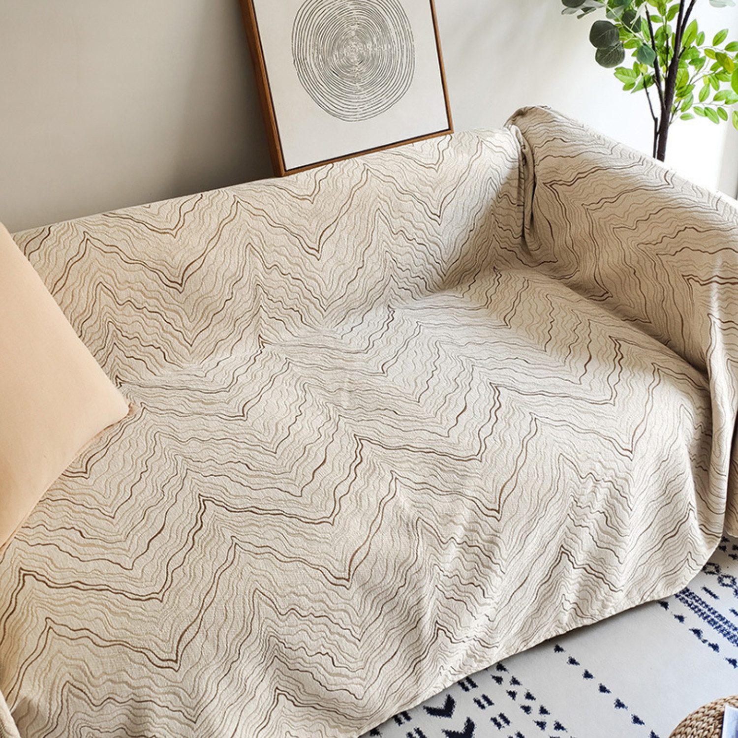 BYSURE Sofabezug, Sofaüberwurf Decke 1 2 günstig online kaufen