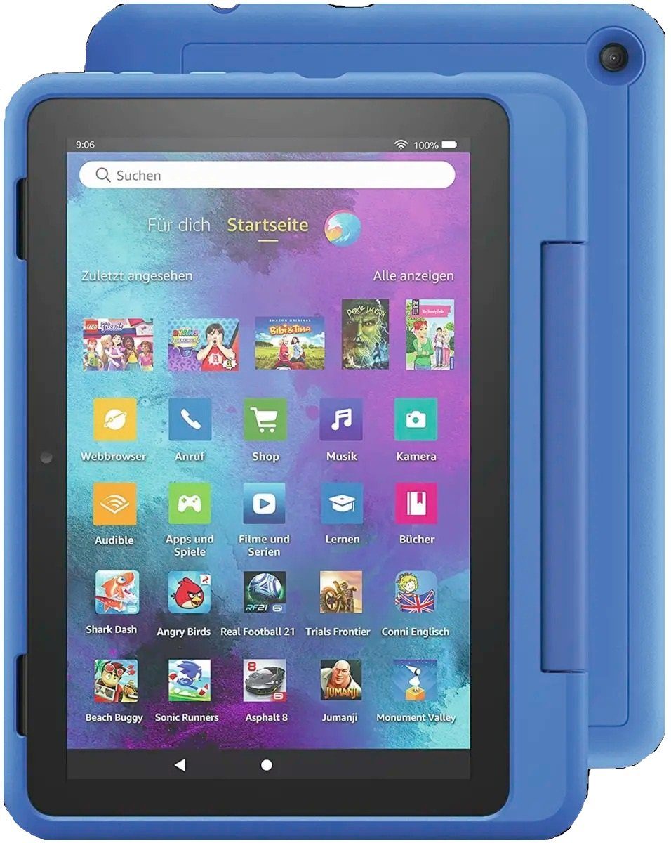 Fire HD 8 Kids Pro HD-Display, speziell für Kinder von 6 bis 12 Jahren  Tablet (8", 32 GB, FireOS, Kindertablet Lerntablet)