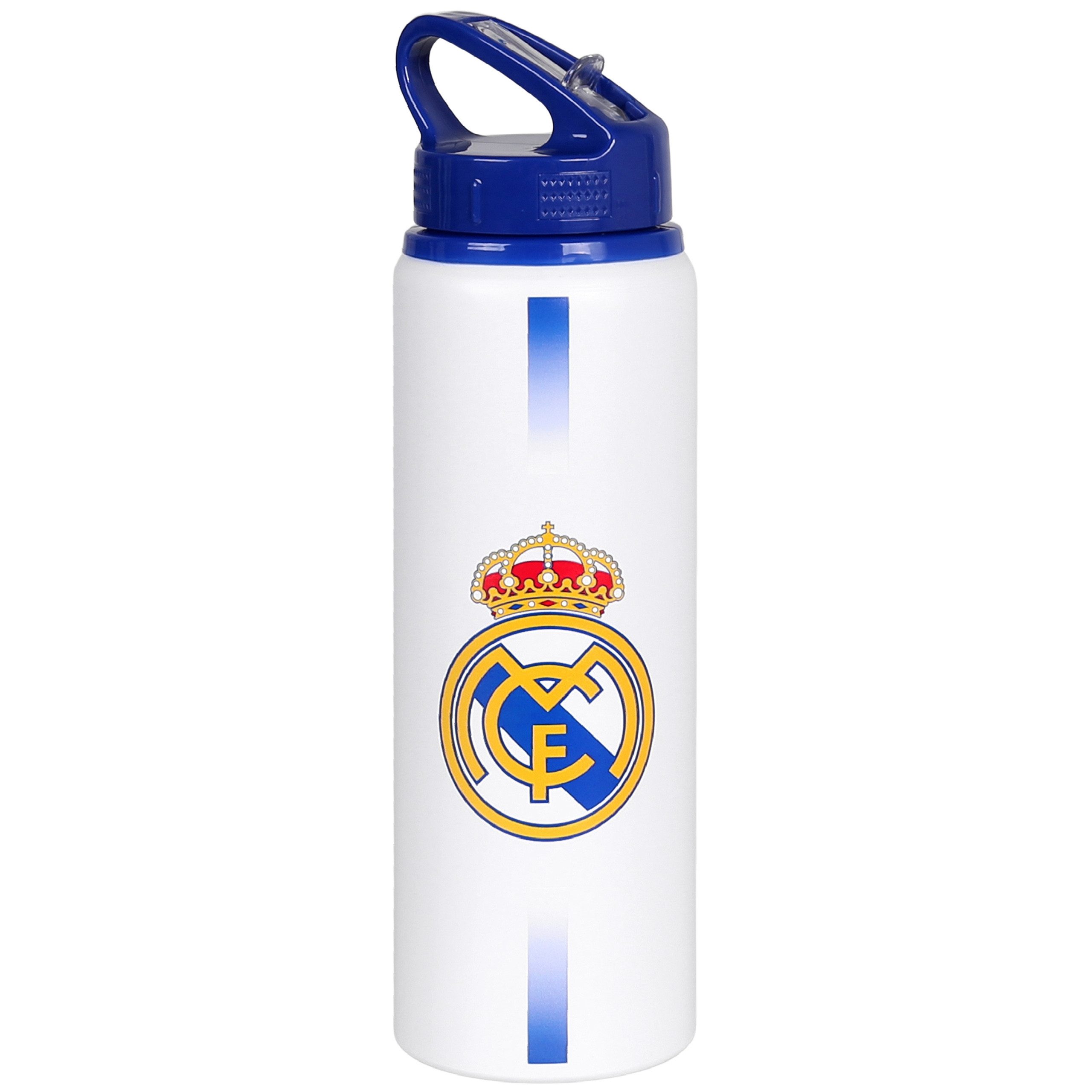 Real Madrid Trinkflasche Real Madrid Trinkflasche für Jungen mit Griff, Aluminium, 750 ml