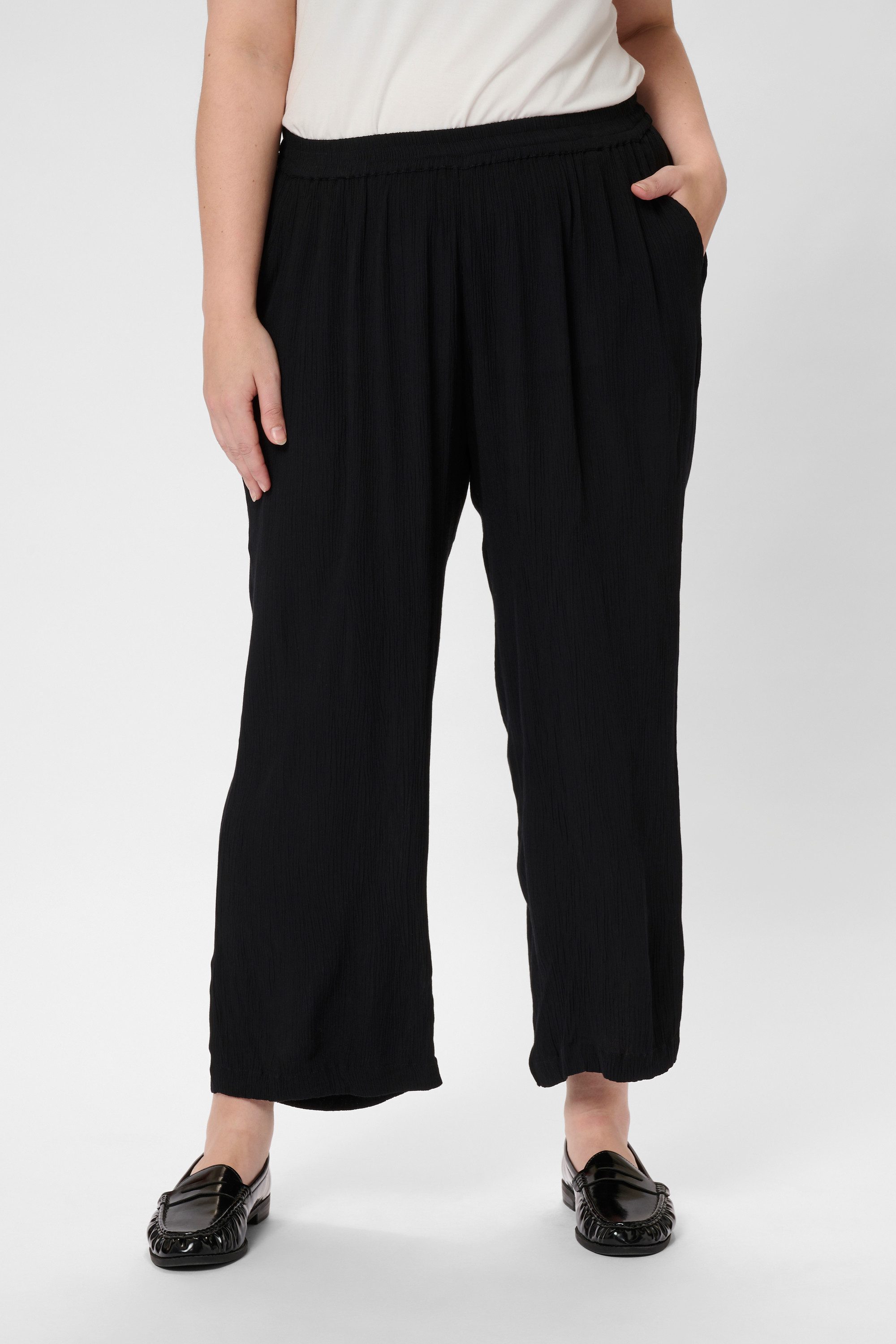 KAFFE Curve Stoffhose Casual Hose KCdacina Große Größen – Bild 4 von 5