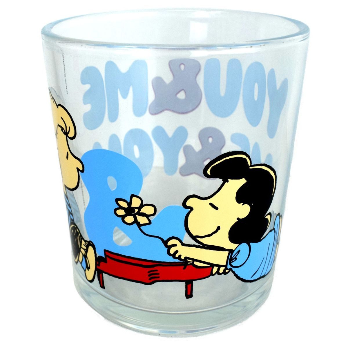Geda Labels GmbH Glas Peanuts Trinkgläser Geschenkkarton Set 2 bedruckte Gläser, 1-tlg., Glas, authentisches Design