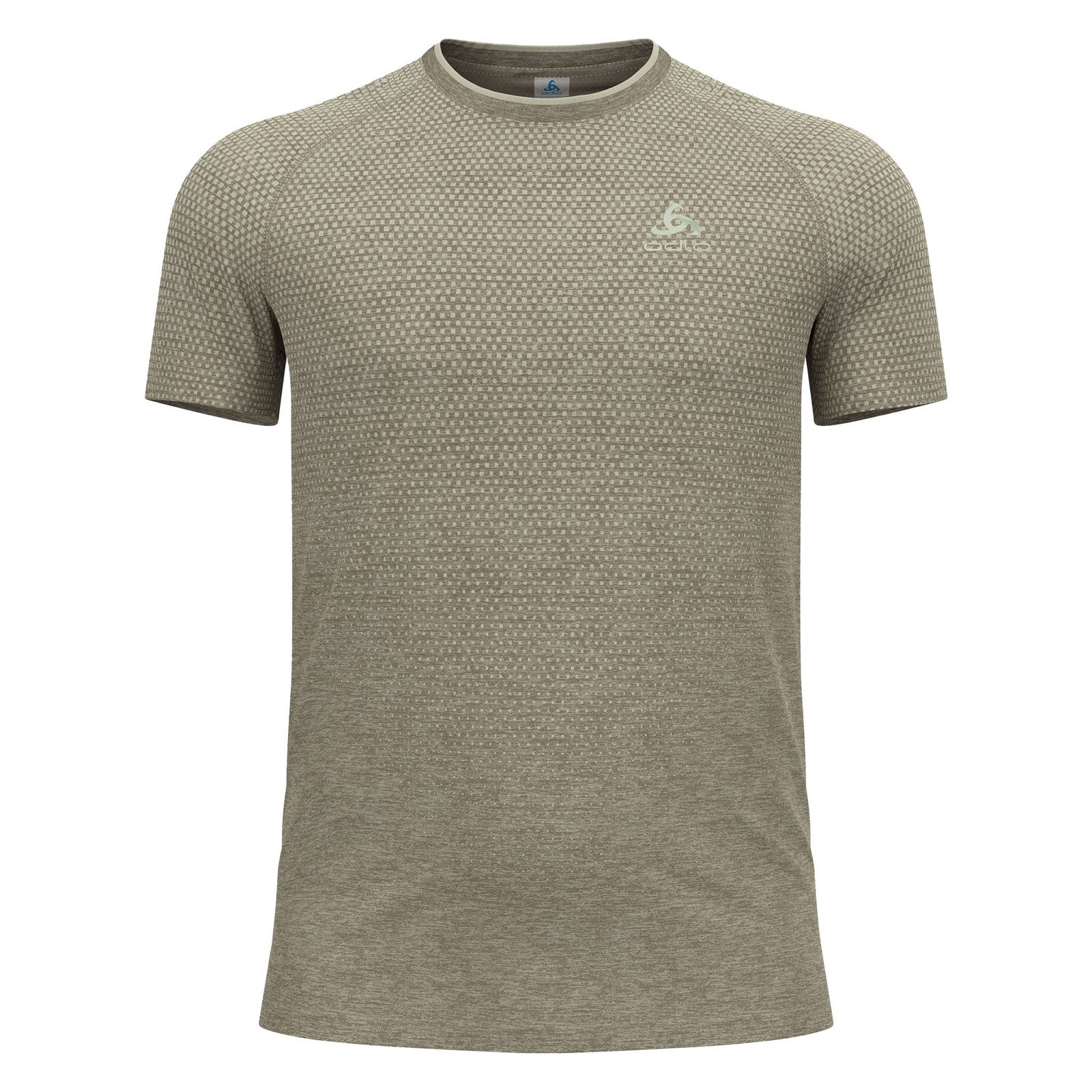 Odlo Laufshirt Essentials Seamless mit Logo auf der Brust