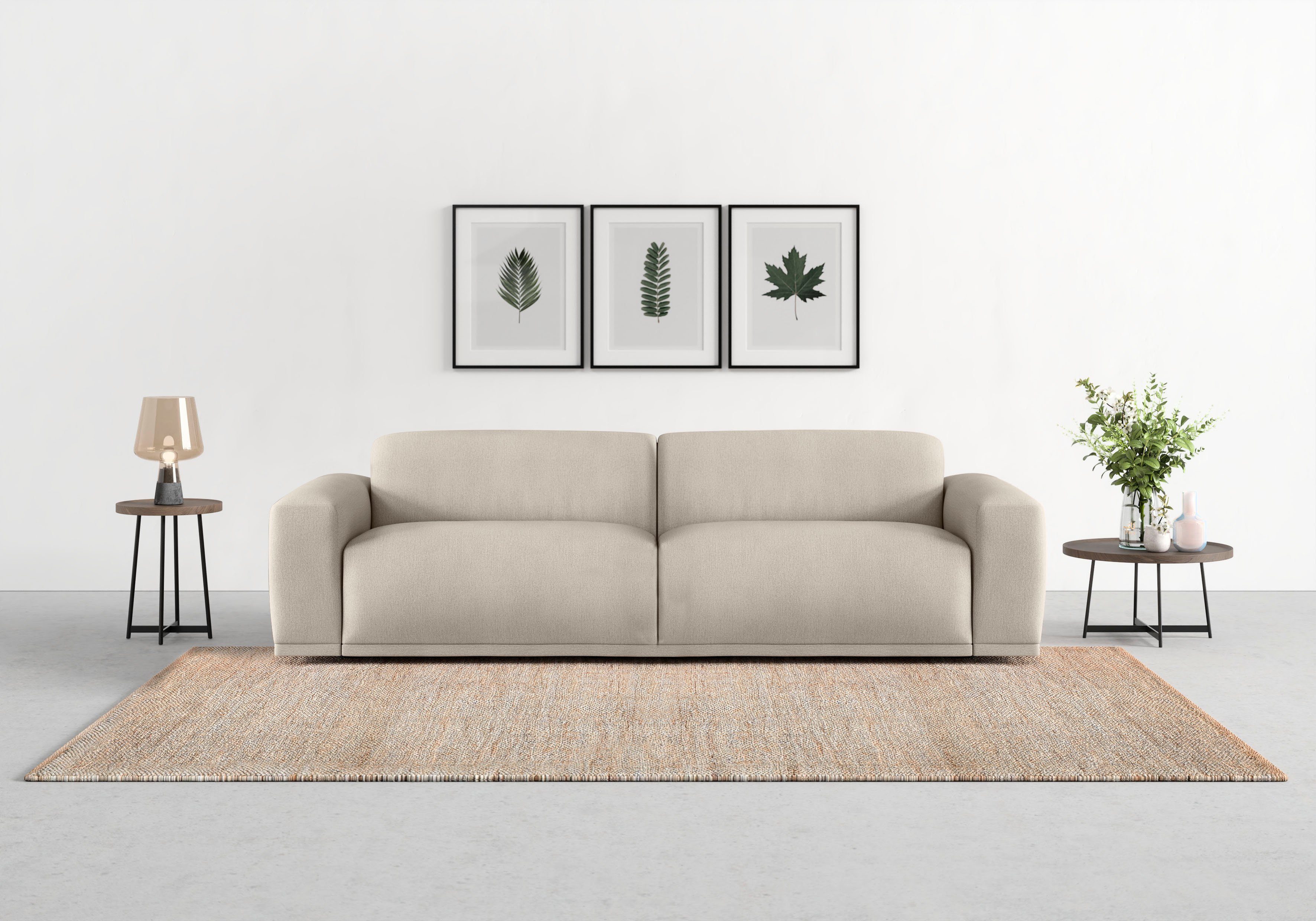 TRENDMANUFAKTUR Big-Sofa "Braga, mit hochwertigem Kaltschaum, Megasofa, in günstig online kaufen