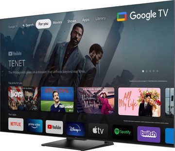 TCL 55C743X1 QLED-Fernseher (139 cm/55 Zoll, 4K Ultra HD, Android TV, Google TV, Smart-TV)