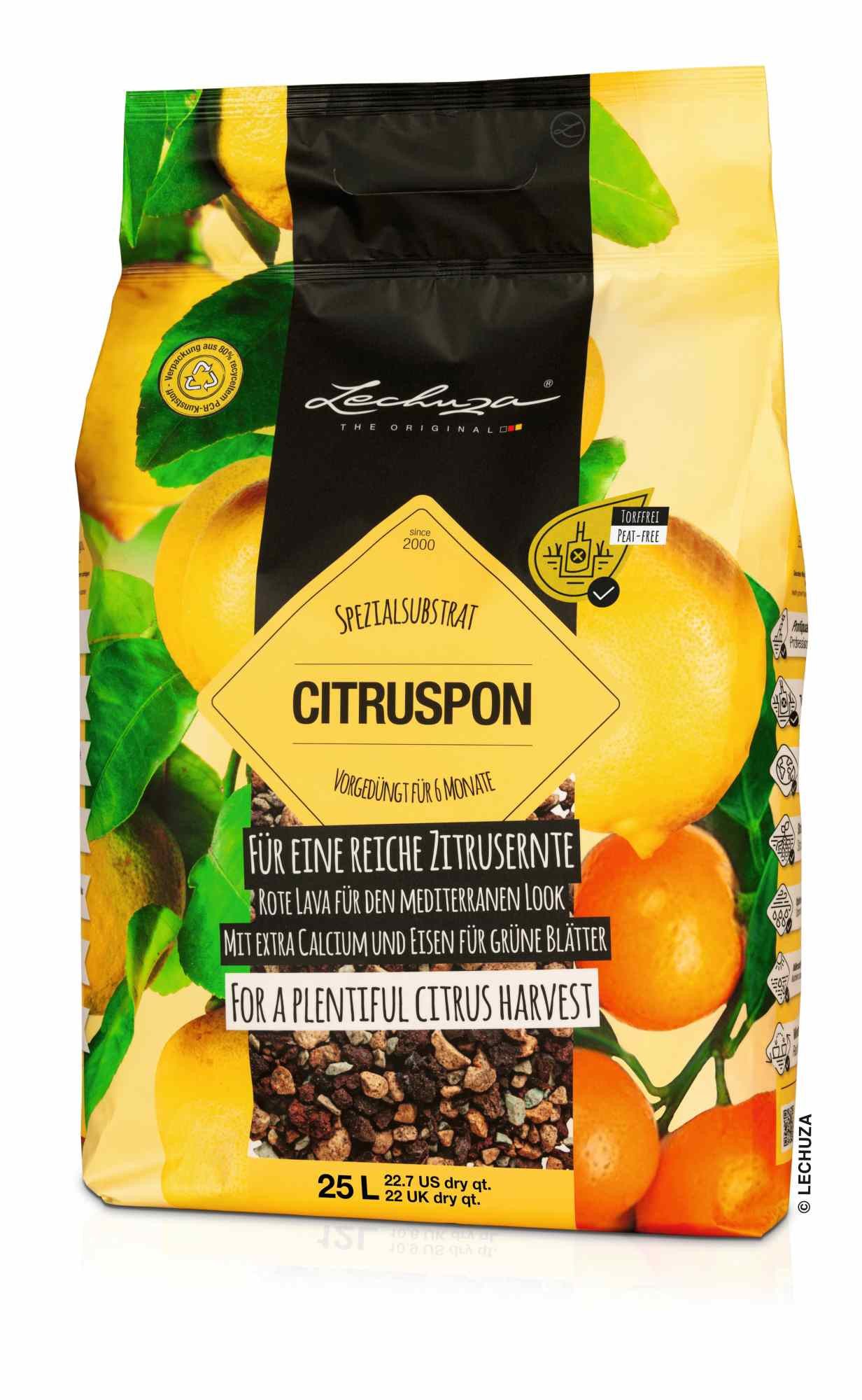 Lechuza® Pflanzgranulat Lechuza Substrat Citruspon 25L torffrei 19541