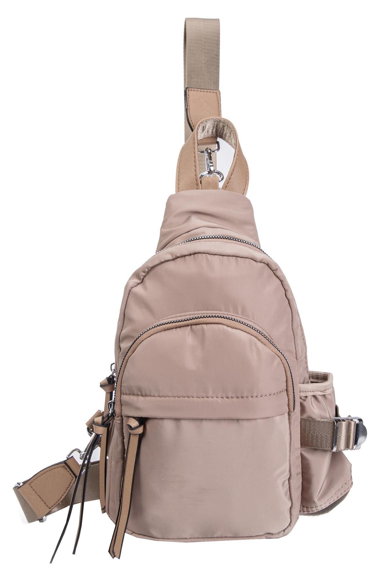 Schultertasche Damen Crossbody Sling-Tasche Brusttasche Bodybag Unisex Rucksack Reise