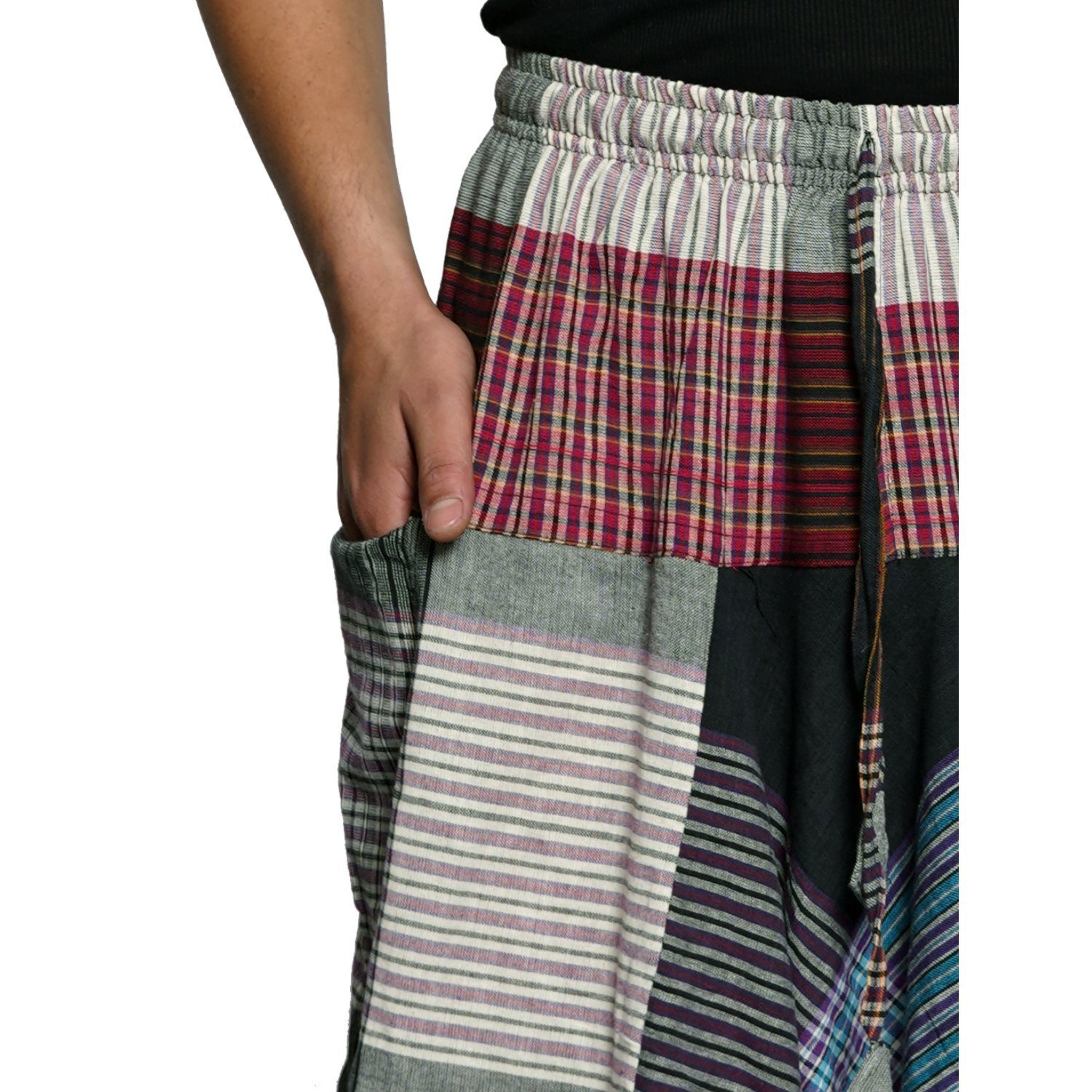 SIMANDRA Haremshose Singharaja Damen Freizeithose (1-tlg) Aladinhose Pluderhose Pumphose Yoga Goa Freizeit