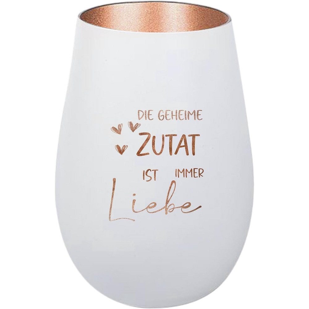 Der Porzellan-Laden Windlicht Personalisiertes Windlicht: 'Die günstig online kaufen