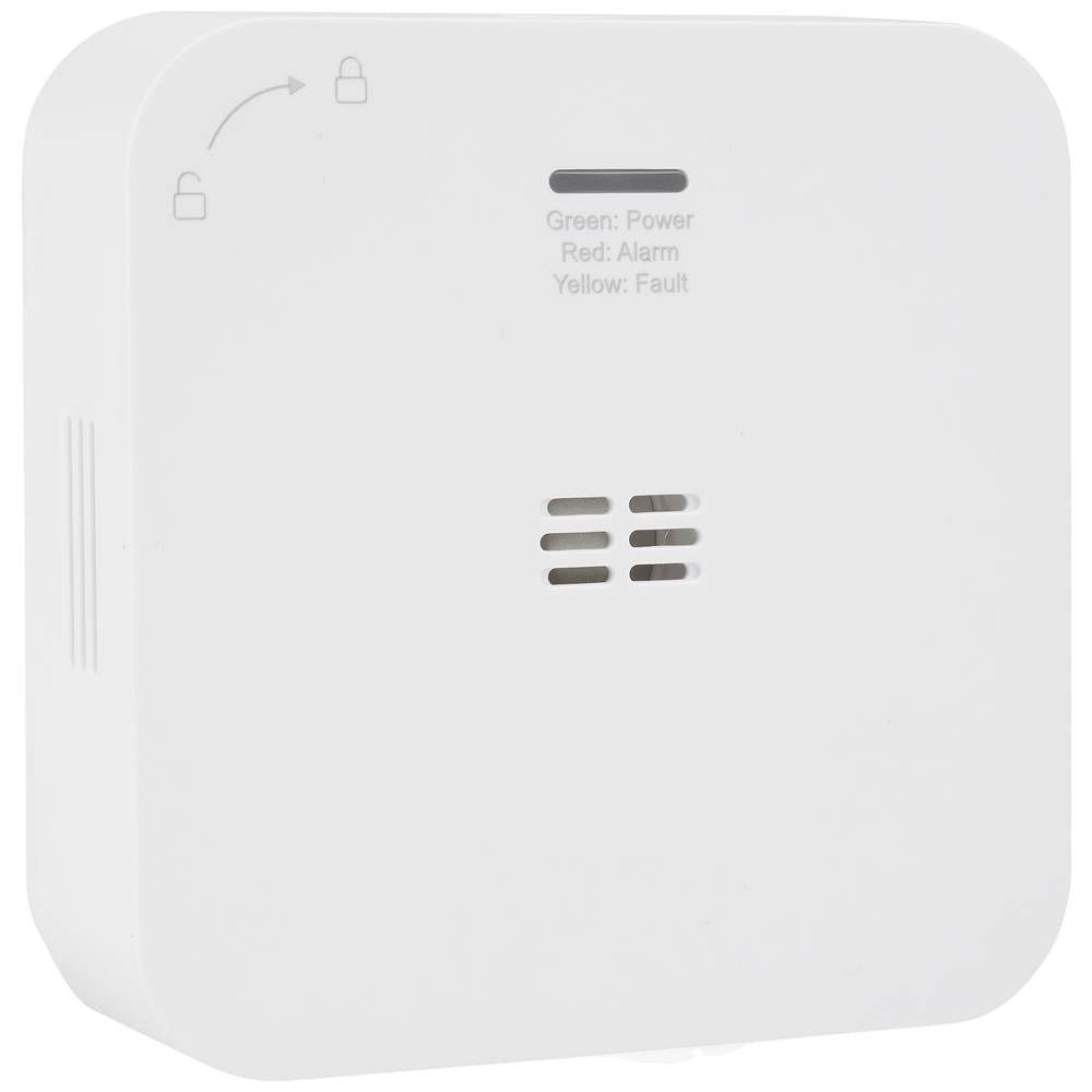 smartwares WLAN-Kohlenmonoxid-Melder- CO Alarm Gasmelder App-Steuerung), hoher Kohlenmonoxid-Konzentration Warnung bei Rechtzeitige (mit zu