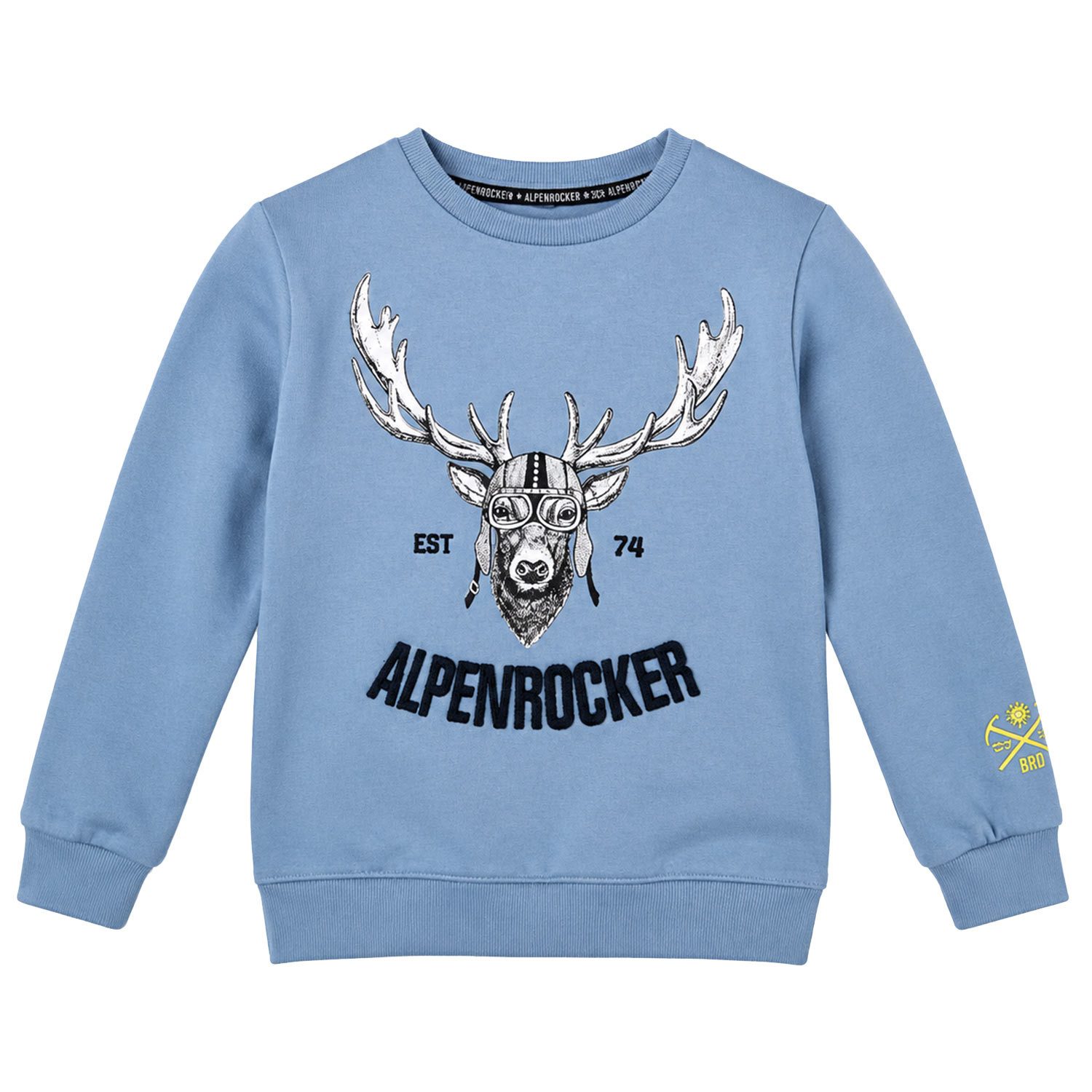T-Shirt Jungen Sweatshirt 'Alpenrocker' 29906, Blau