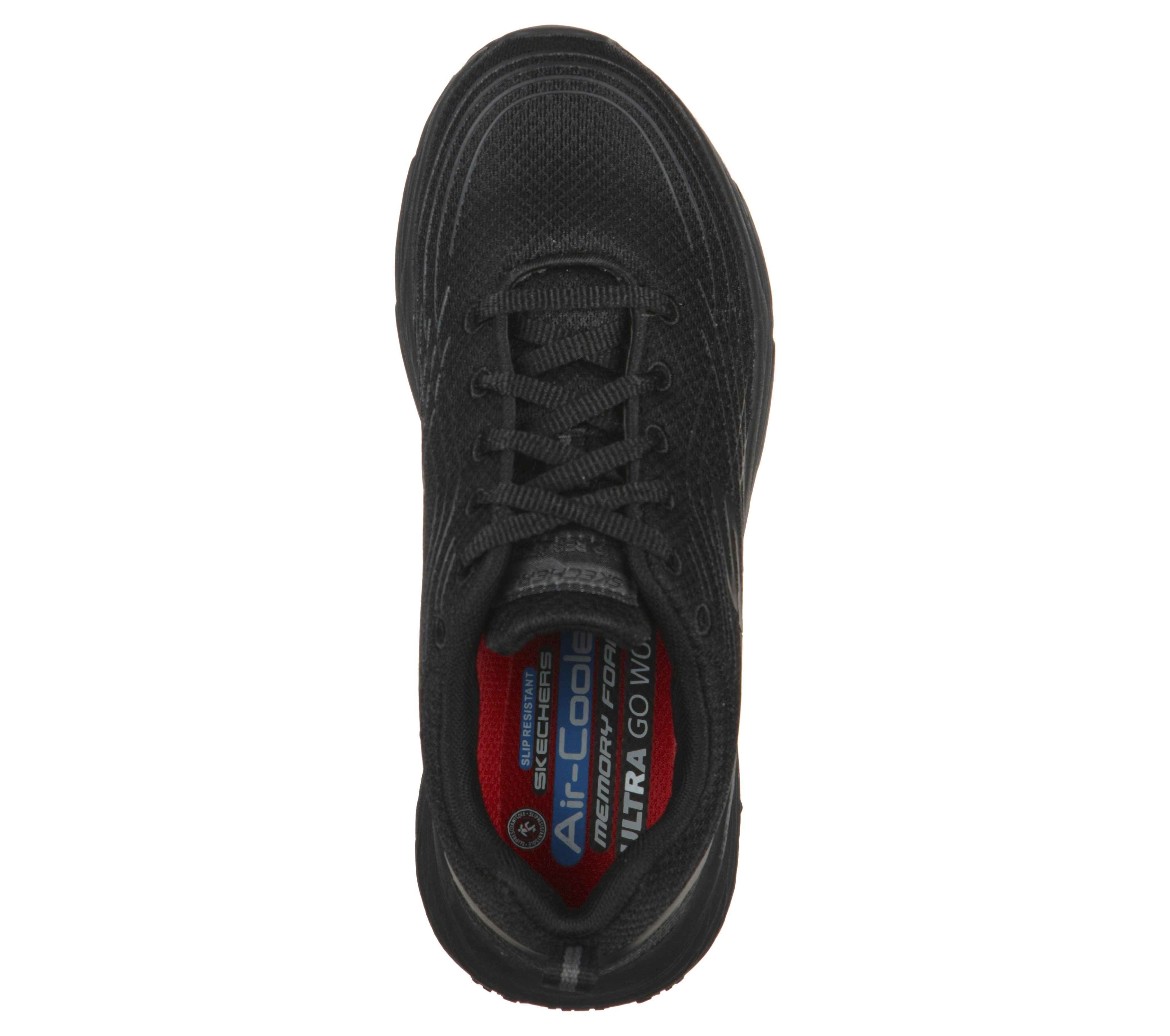 Skechers MAX CUSHIONING ELITE SR - Maximaler Komfort und Sicherheit - Damen Berufsschuh Nach EN ISO 20347:2022 (OB FO SR) - Memory Foam-Einlegesohle