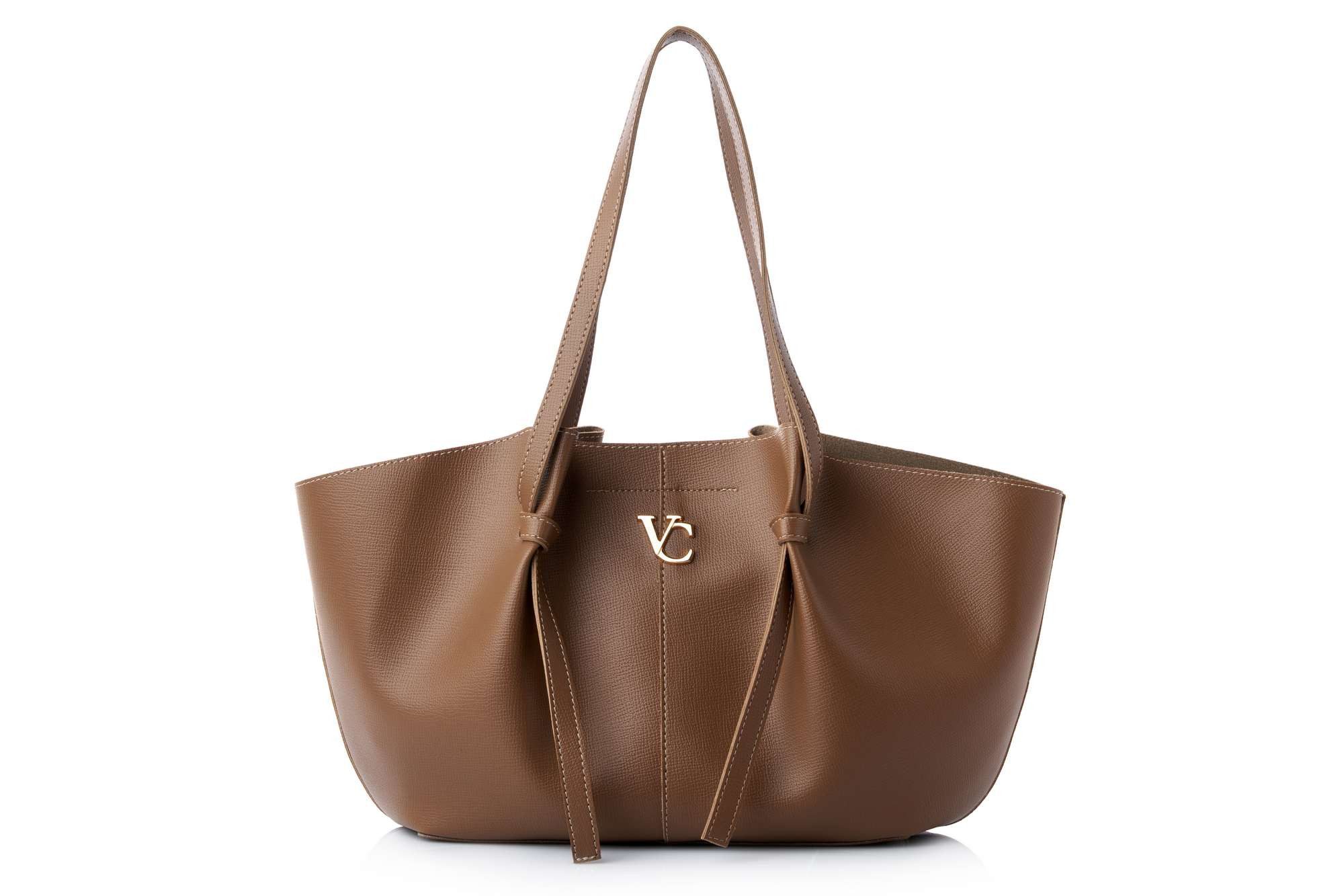 lucky bees Shopper Tote Bag Foggia (1-tlg., 1-tlg. Tasche), Statement-Piece Pflegeleichtes Material Elegante Leder-Optik
