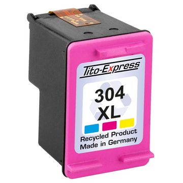 Tito-Express ersetzt HP 304 XL HP 304XL HP304XL Color Tintenpatrone (für Envy 5030 5032 5000 DeskJet 2600 2620 2630 3750 3760 5010 5032)