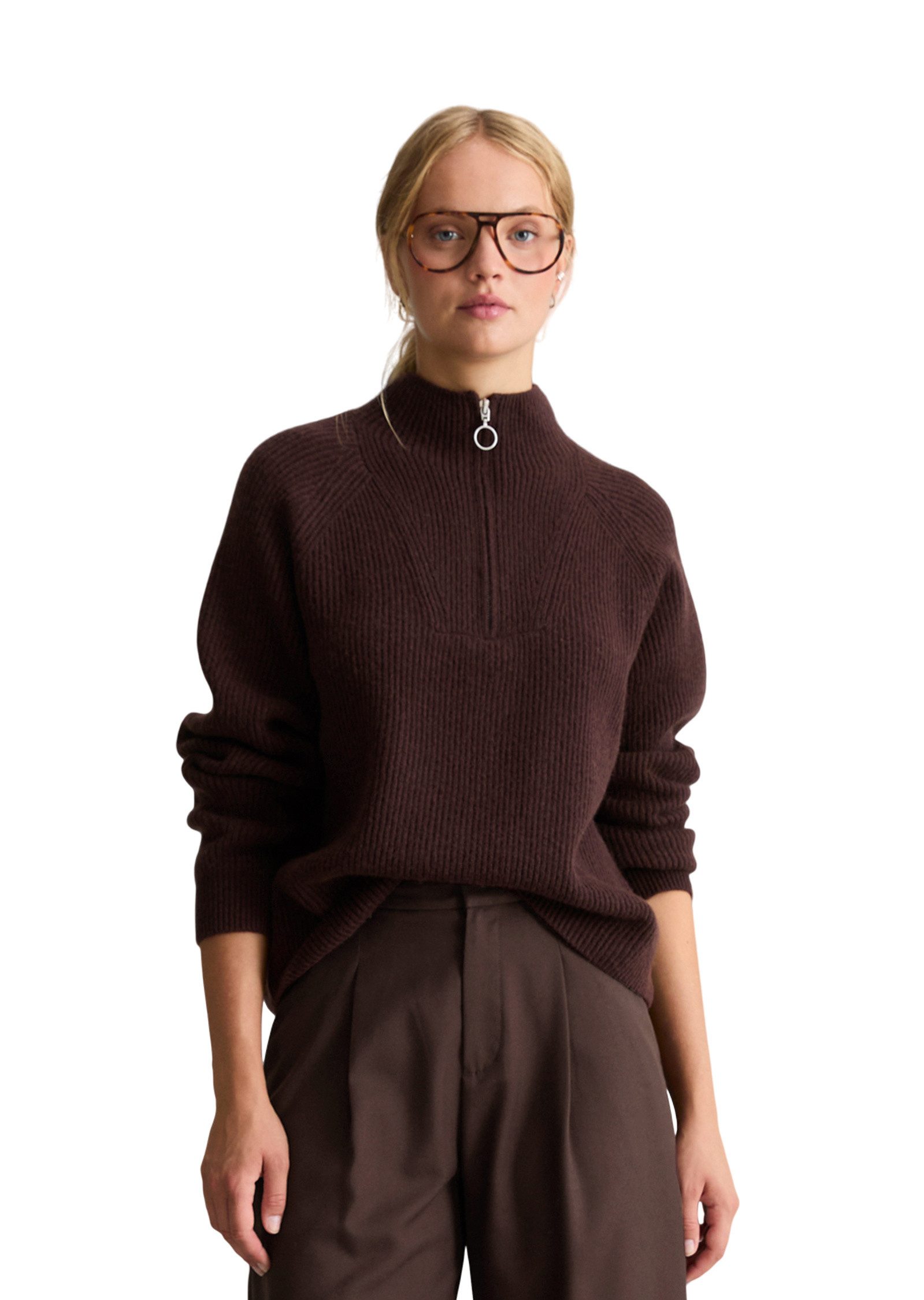 Marc O'Polo DENIM Strickpullover aus softem Schurwolle-Mix