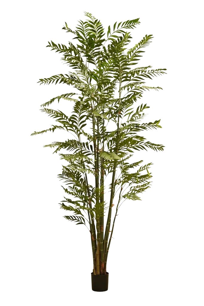 Kunstbaum Künstliche Bambuspalme - Kora, 300 cm, Emerald, Höhe 300 cm
