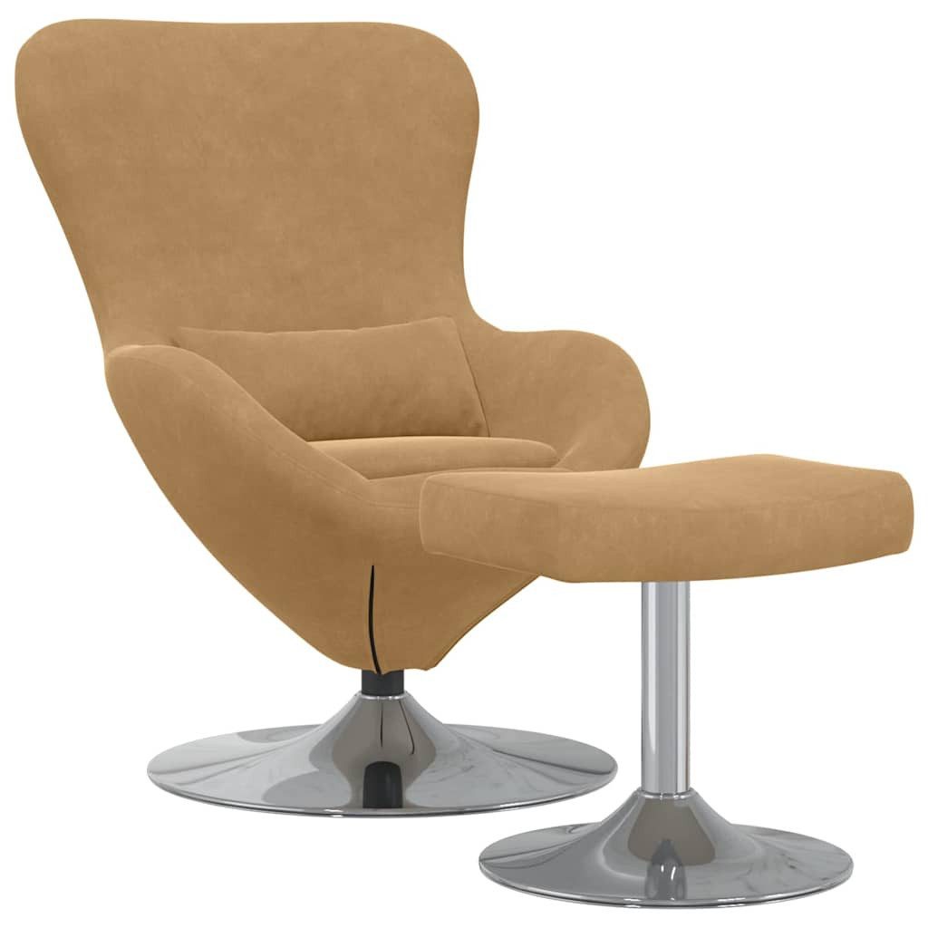 vidaXL Sessel Eiersessel 2 pcs Braun günstig online kaufen