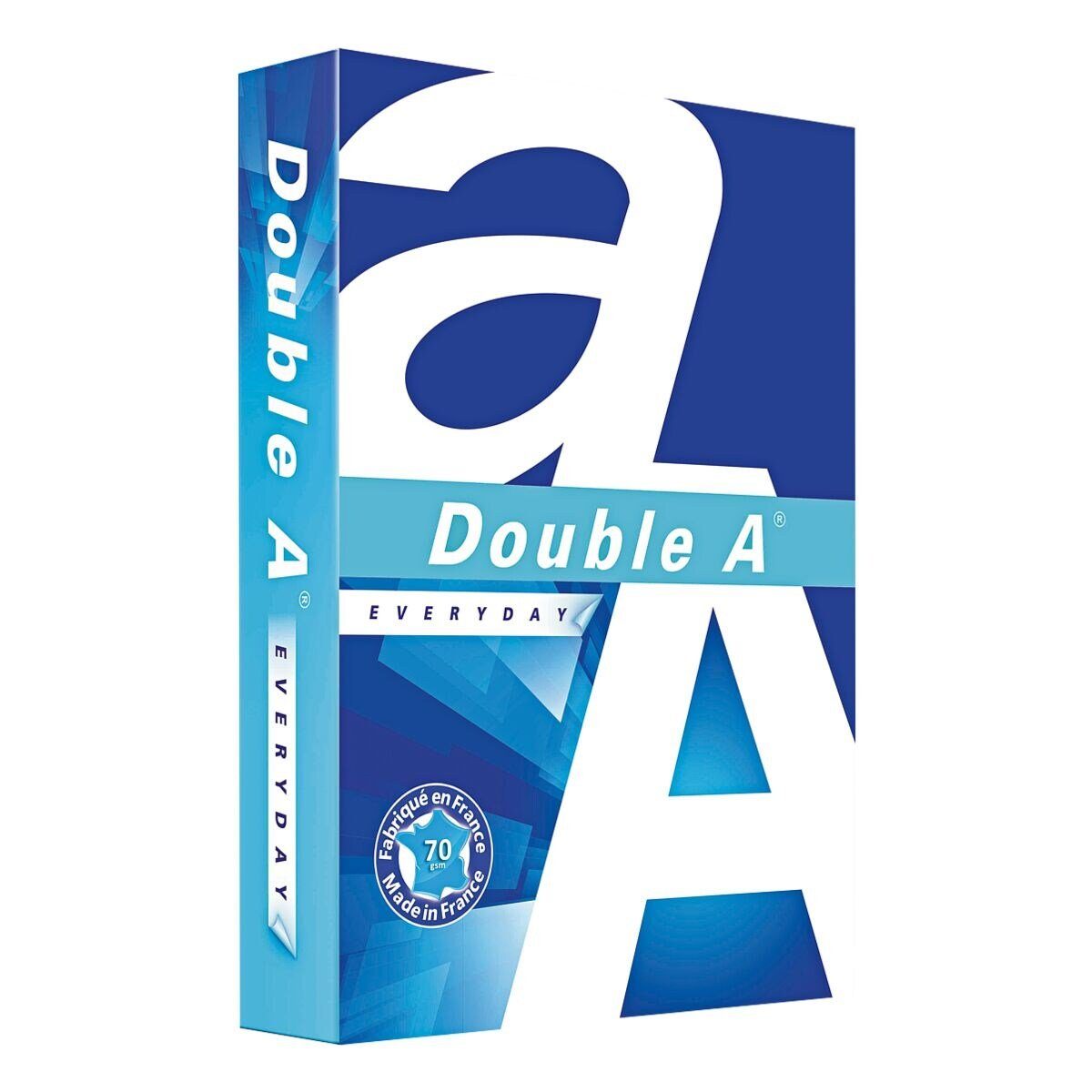 DOUBLE A Druckerpapier Everyday, Format DIN A4, 70 g/m², 162 CIE, 500 Blatt