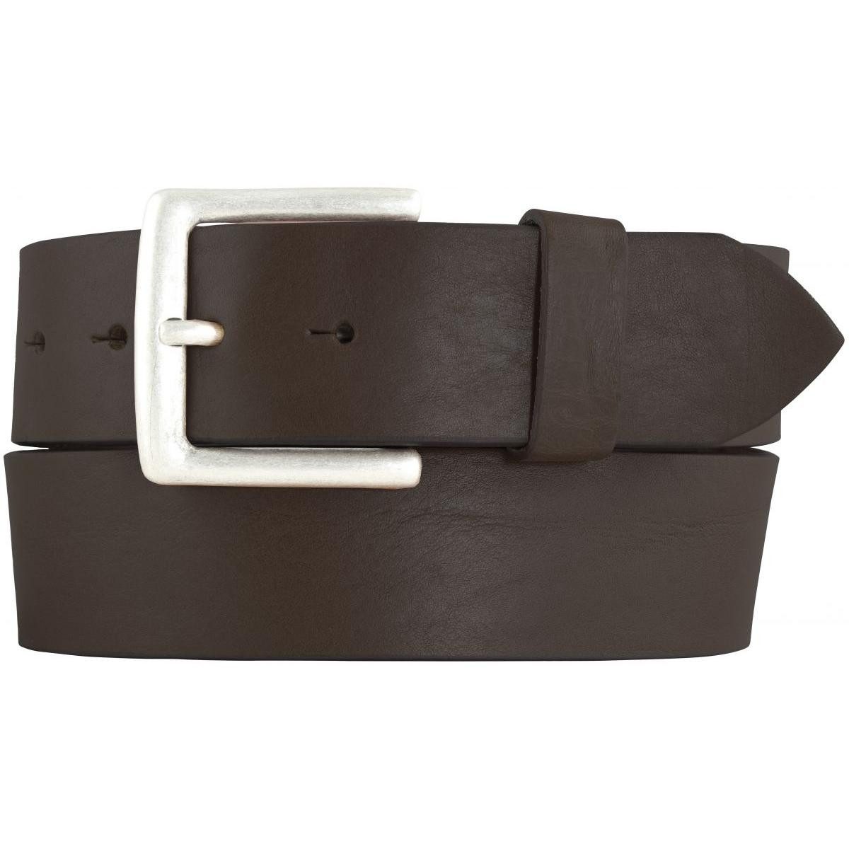 Ledergürtel Jeansgürtel aus Vollrindleder 4,5 cm - Leder-Gürtel für Herren 45mm -