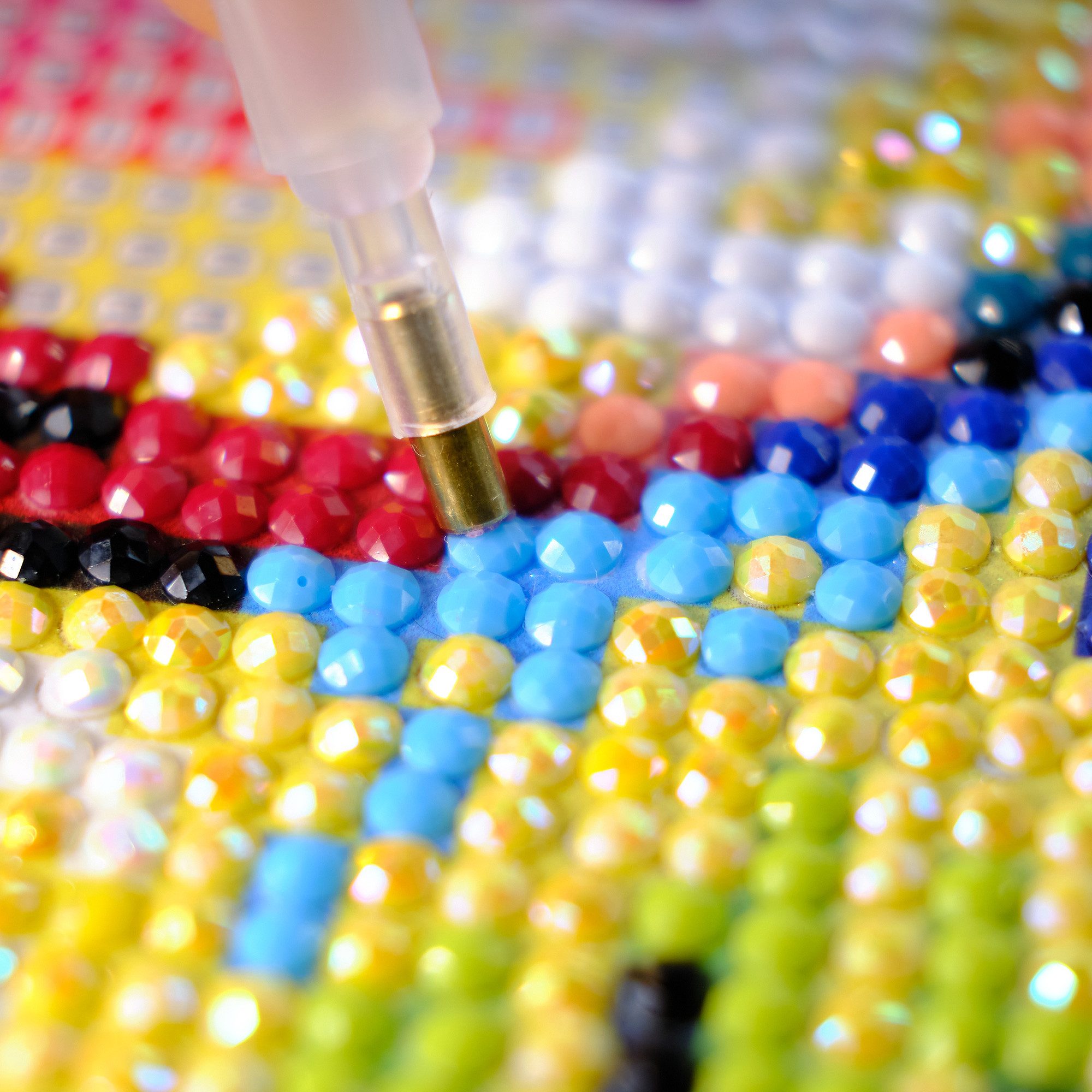 LM-Kreativ Bastelkleber Diamond Painting Versiegelung transparent & glänzend zum Schutz, transparent, glänzend, wasserbasiert, schützt & fixiert Steinchen