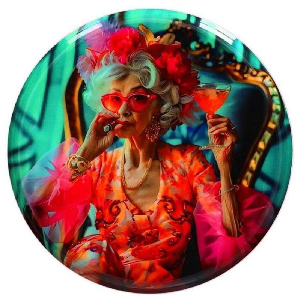 Giftcompany Tablett Dekotablett Love Trays Lady (17,7cm)