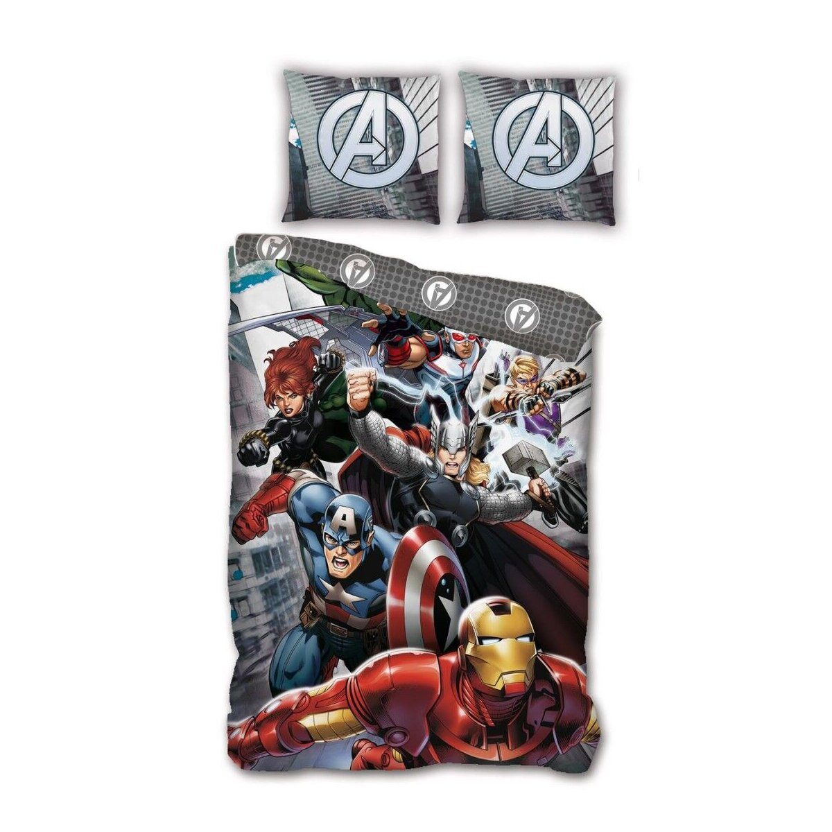The AVENGERS Kinderbettwäsche Marvel Avengers Bettwäsche Bettbezug 140x200c günstig online kaufen