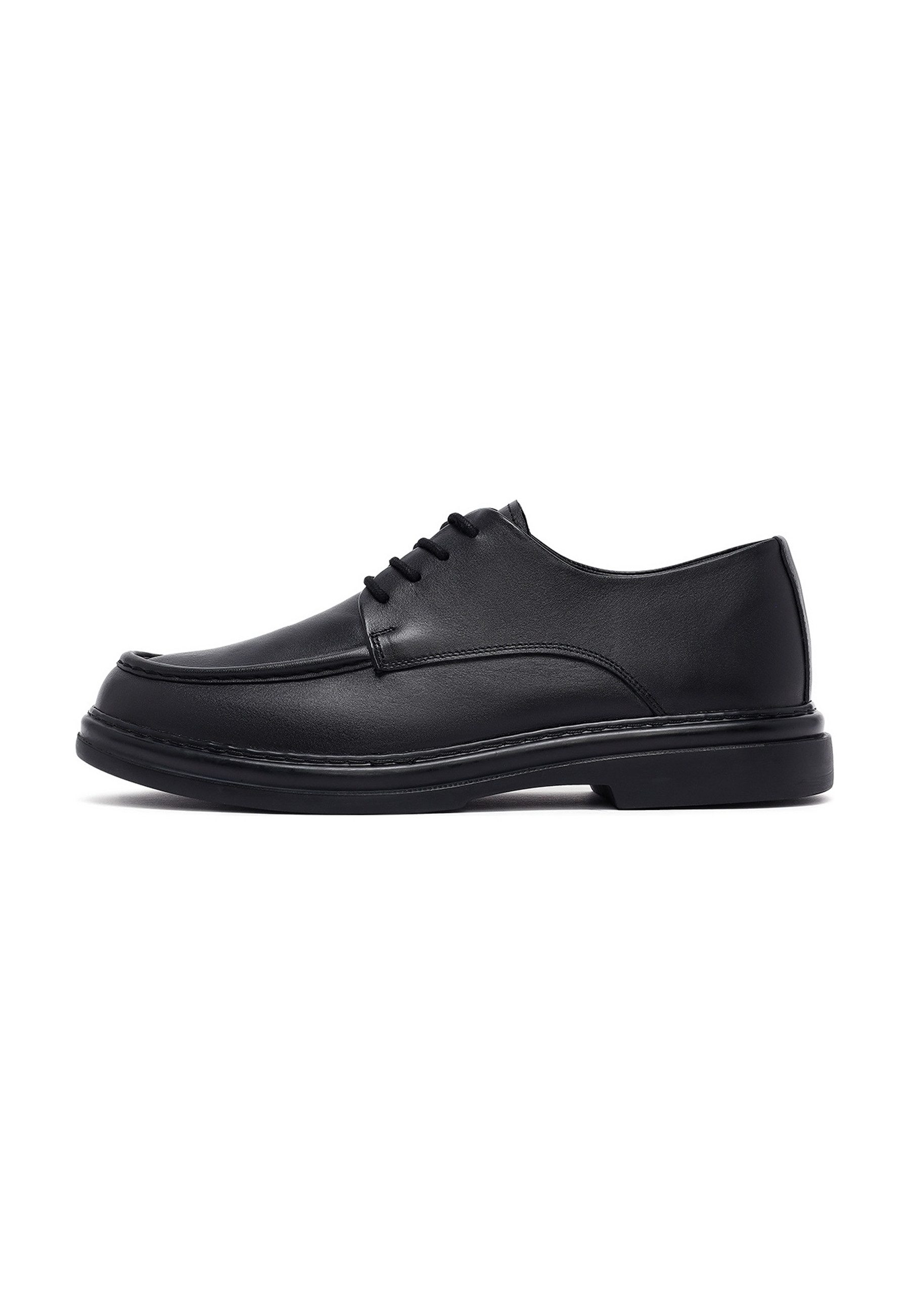 Derimod Leder Derby Schuhe Schnürschuh