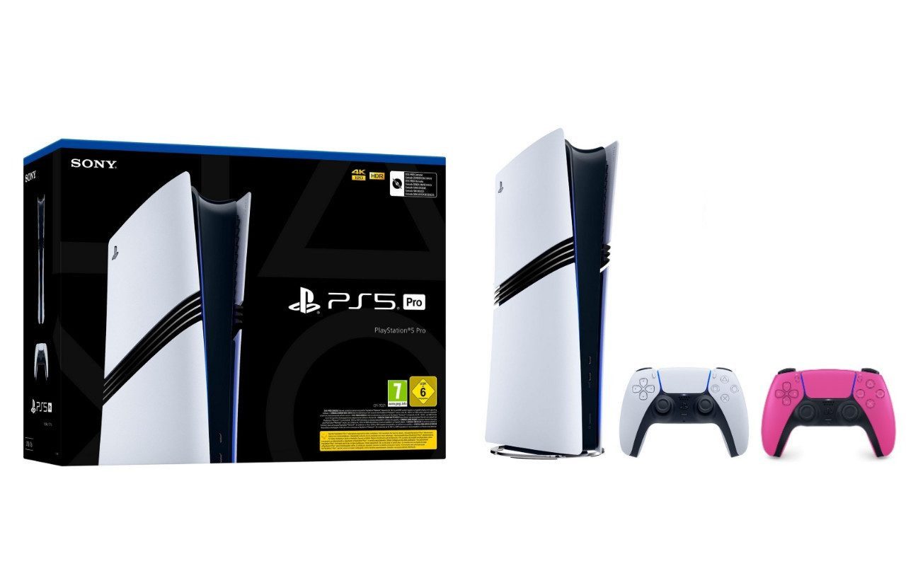 Playstation PlayStation 5 Pro Konsole + 2. DualSense Controller Nova Pink