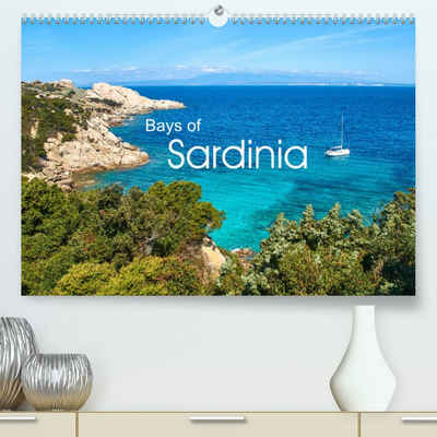 CALVENDO Wandkalender Bays of Sardinia (Premium-Calendar 2023 DIN A2 Landscape)